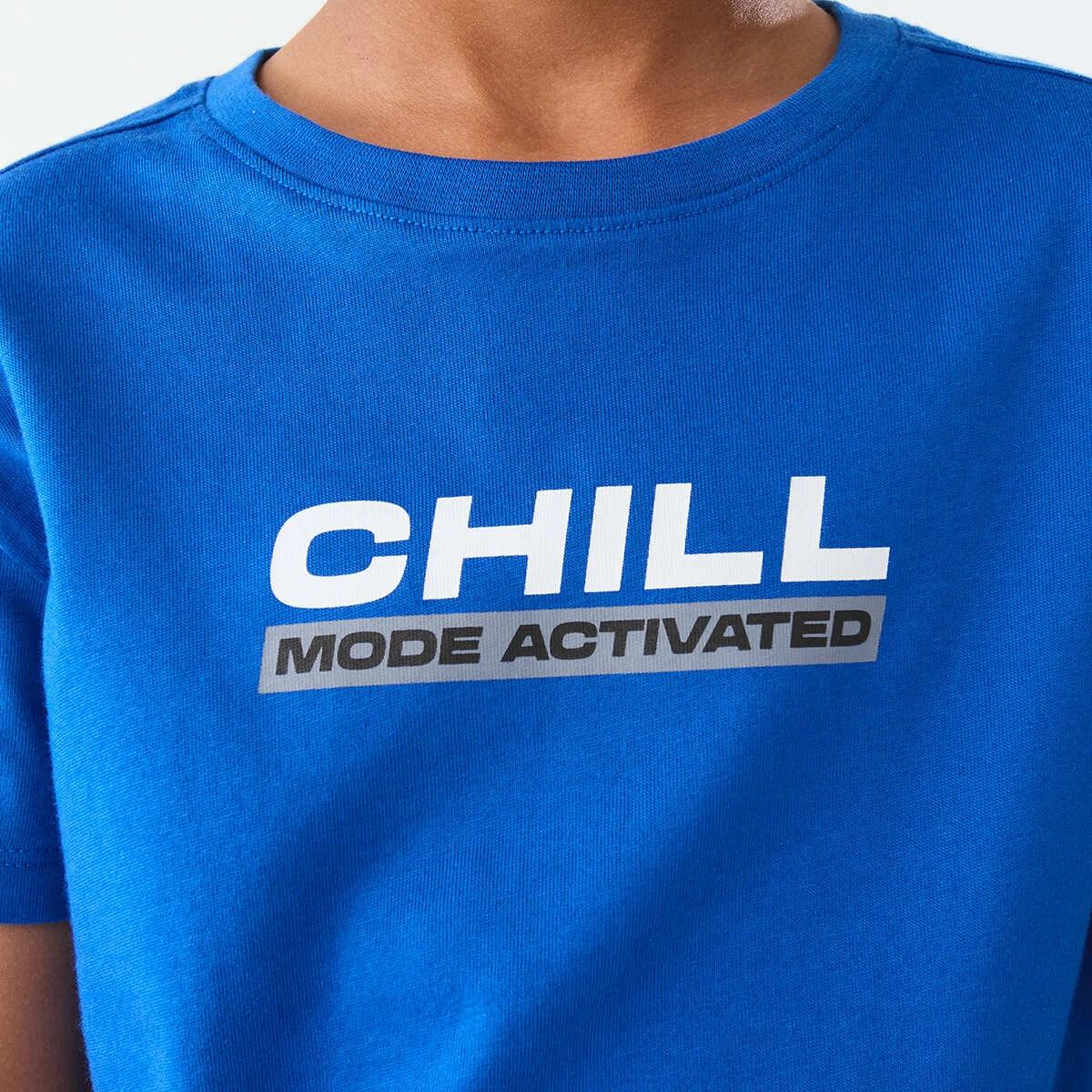 4 Sleeve Panel T-shirt Ntcl Blue, 4 of 8