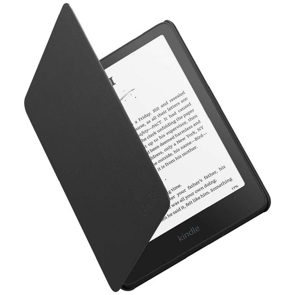 2 Kindle 2024 Paperwhite Leather Cover Black, 2 of 5