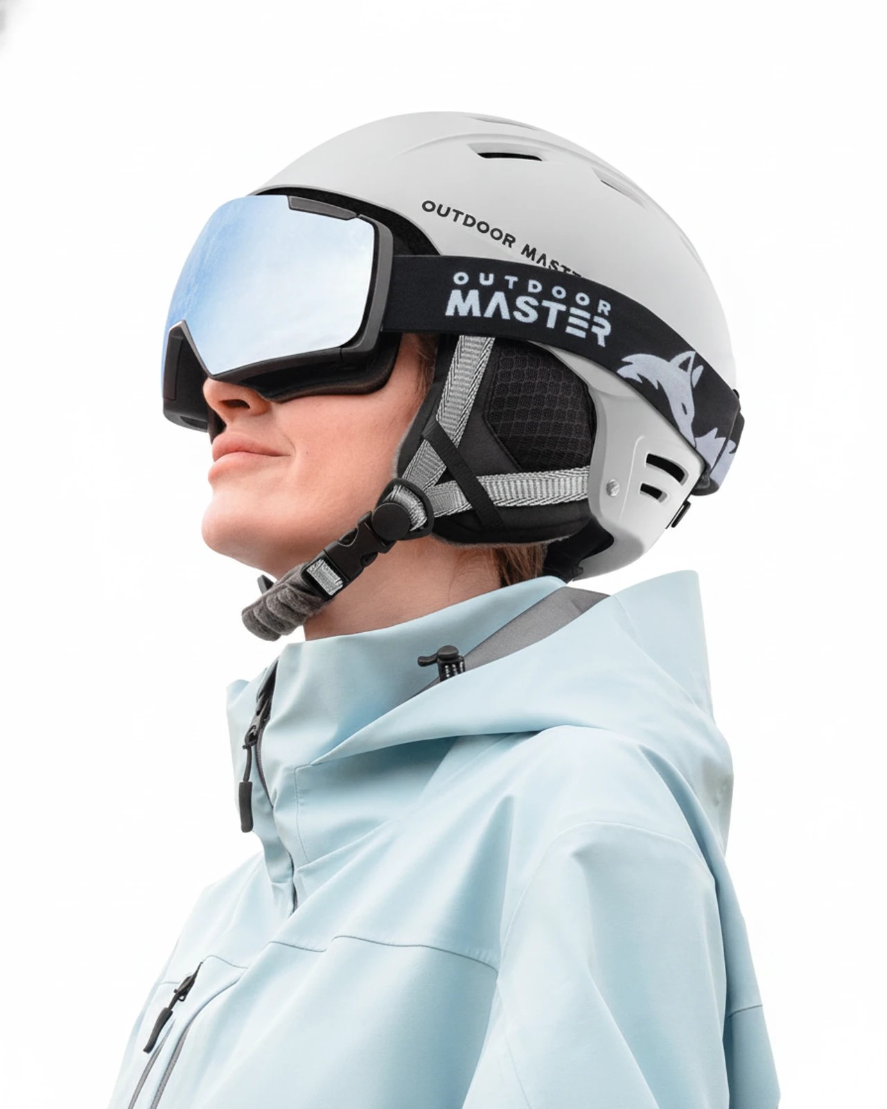 4 OutdoorMaster Kelvin II Ski Helmet Snow Sport Snowboard Helmet for Men Women Youth White L - White, 4 of 7