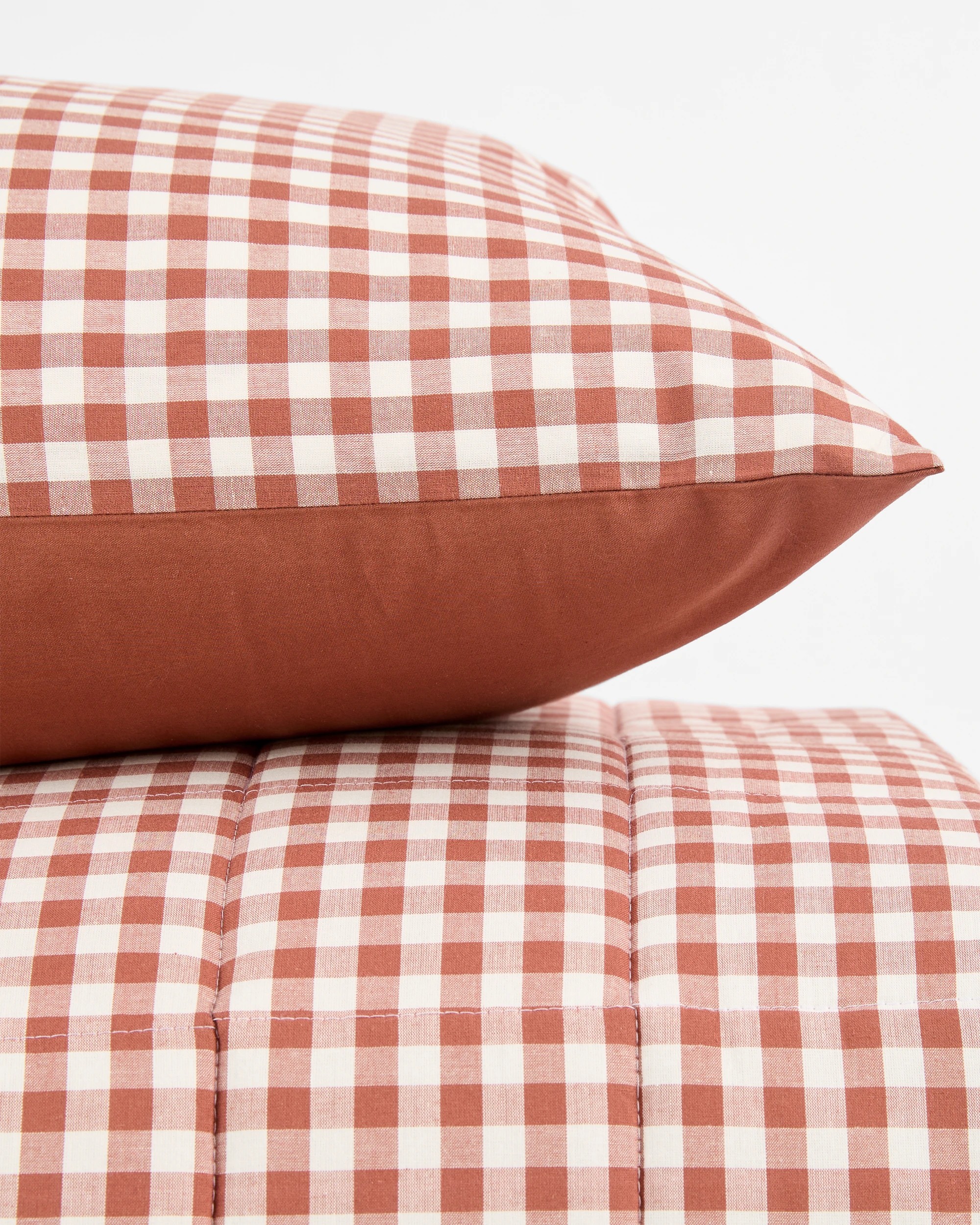 8 Target Parker Gingham Comforter Set - Queen Bed - Brown, 8 of 9
