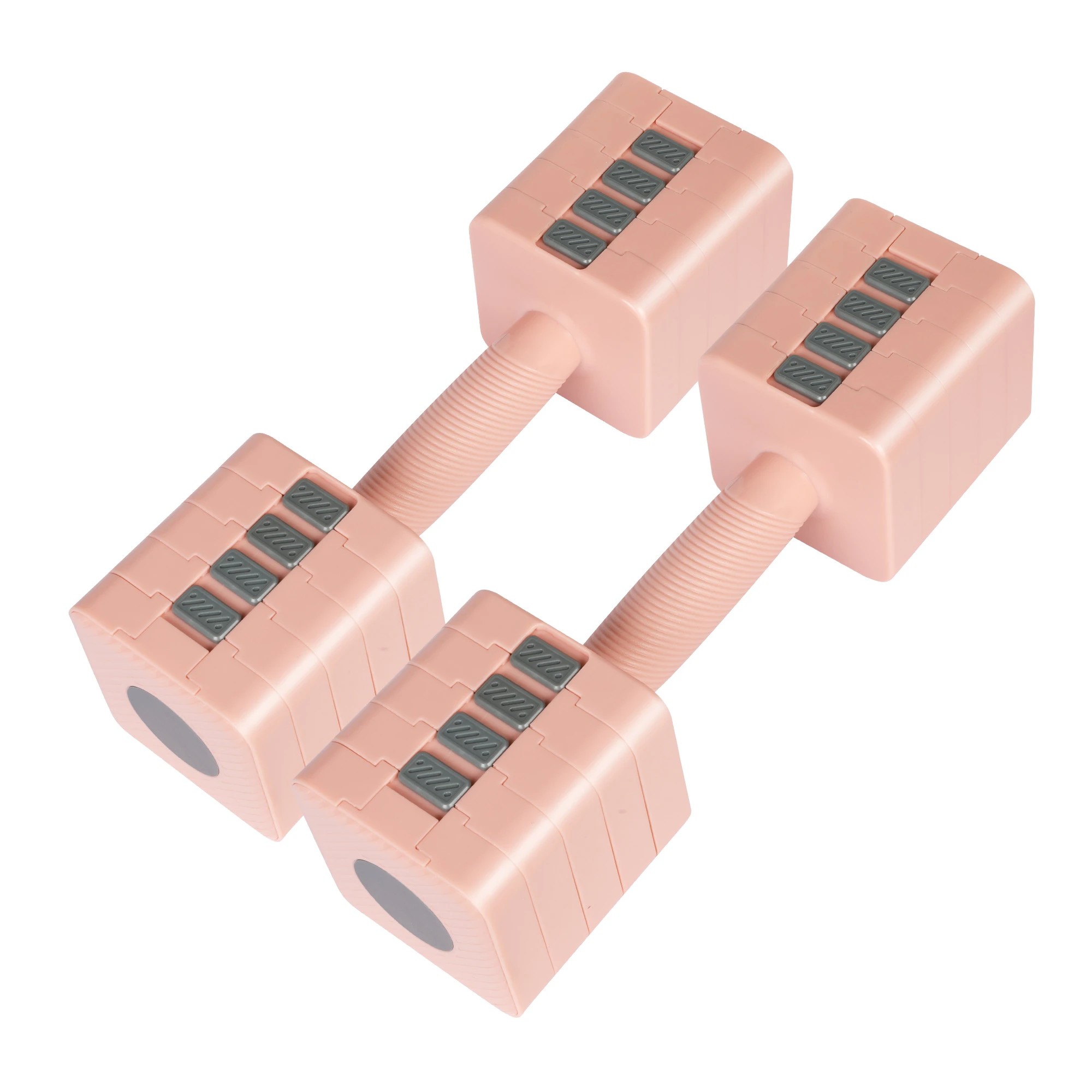 1 Centra A Pair 2.8kg-10kg Adjustable Dumbbells With Metal Weight Block Set, 1 of 7
