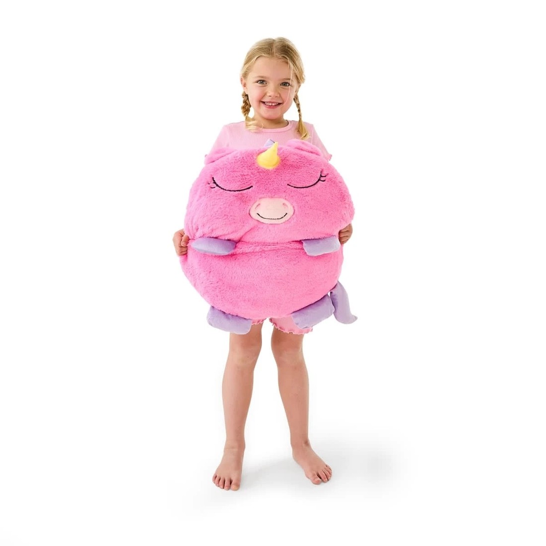 3 Plush Sleeping Bag - Unicorn, 3 of 10