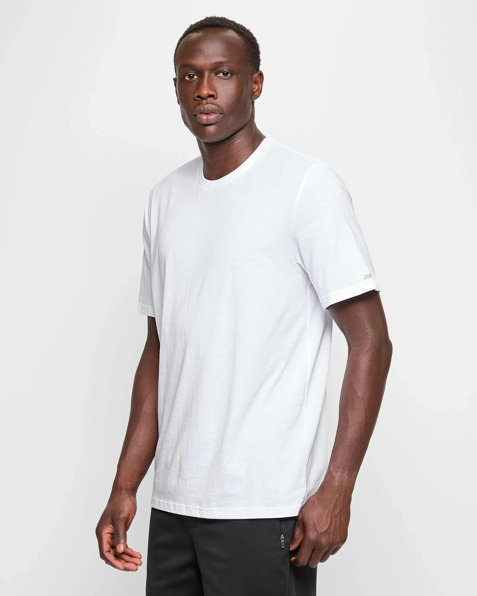 3 Target Active Cotton Blend T-Shirt WHITE, 3 of 5