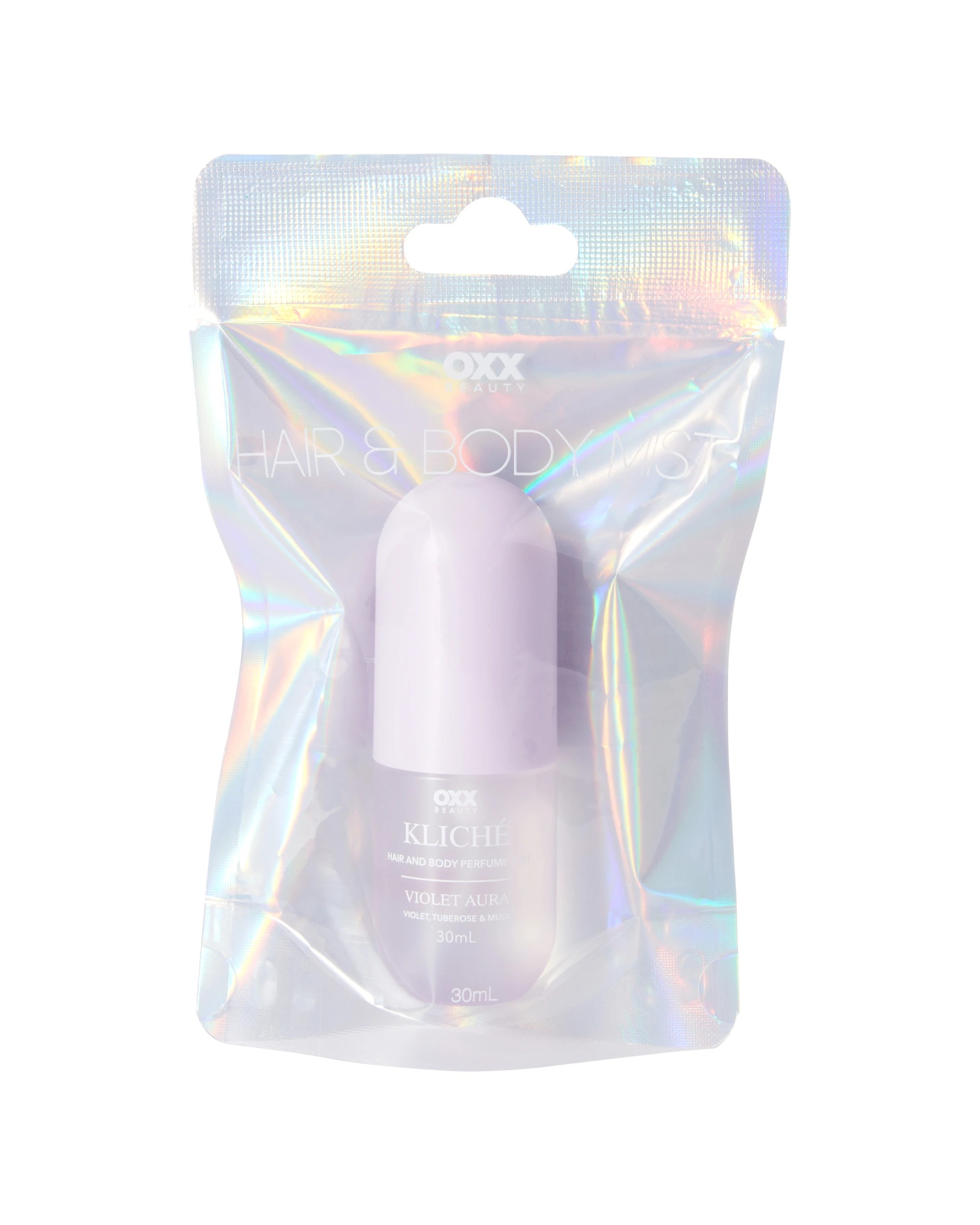 1 OXX Fragrance Kliche Violet Aura Hair & Body Perfume Mist 30ml, 1 of 6