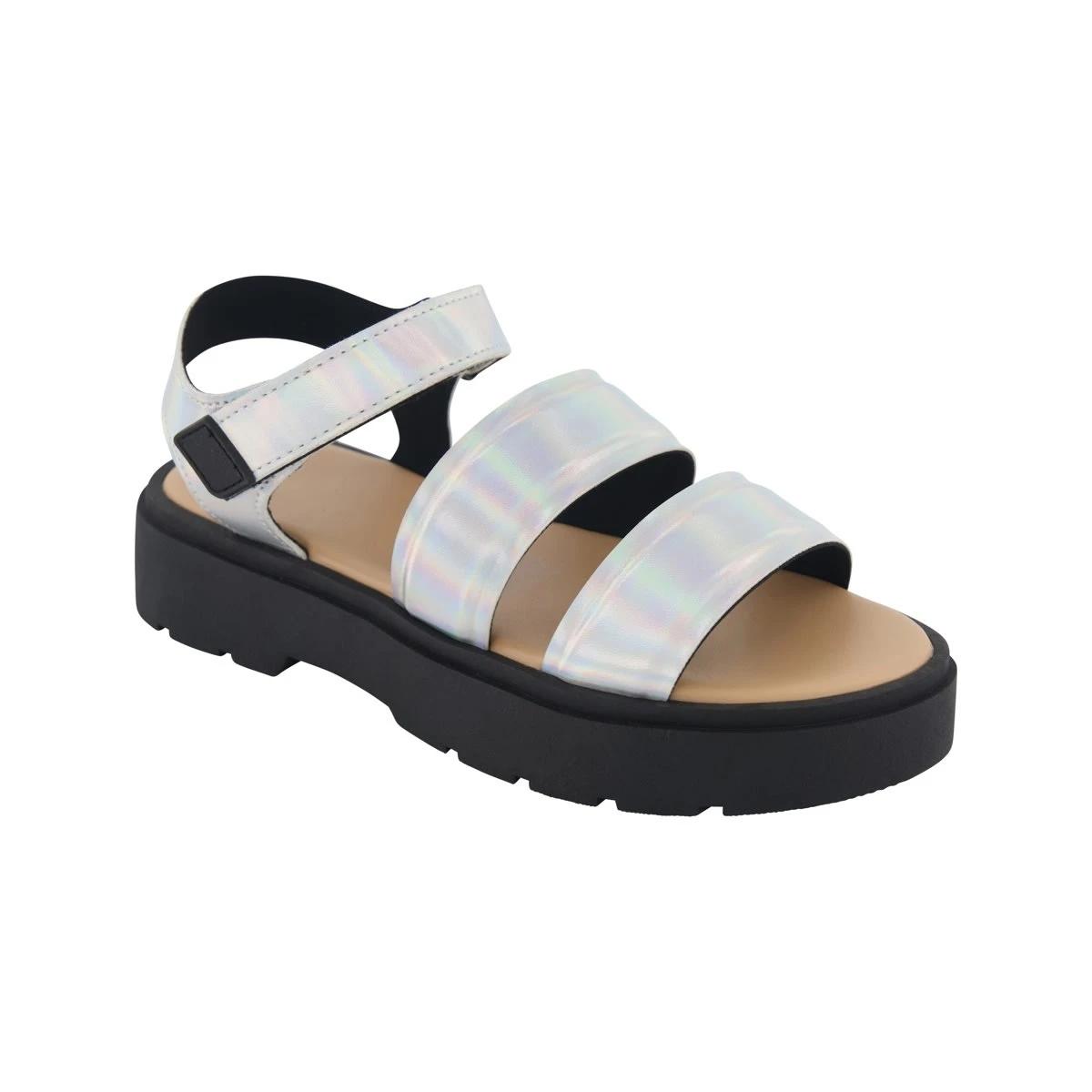 1 Senior Chunky Sandals Irridsilvr, 1 of 4