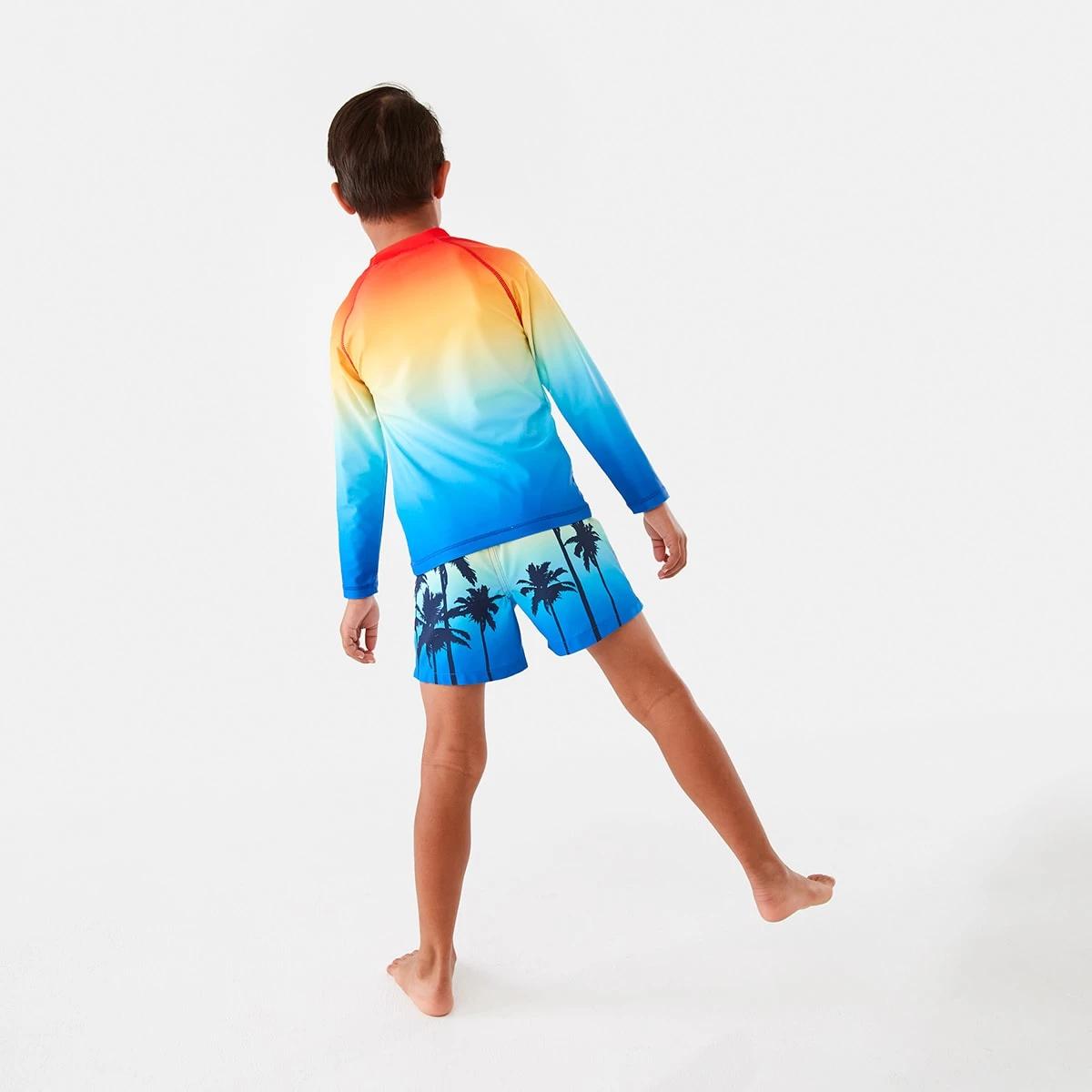 6 Ombre Long Sleeve Rash Vest Ombre, 6 of 8