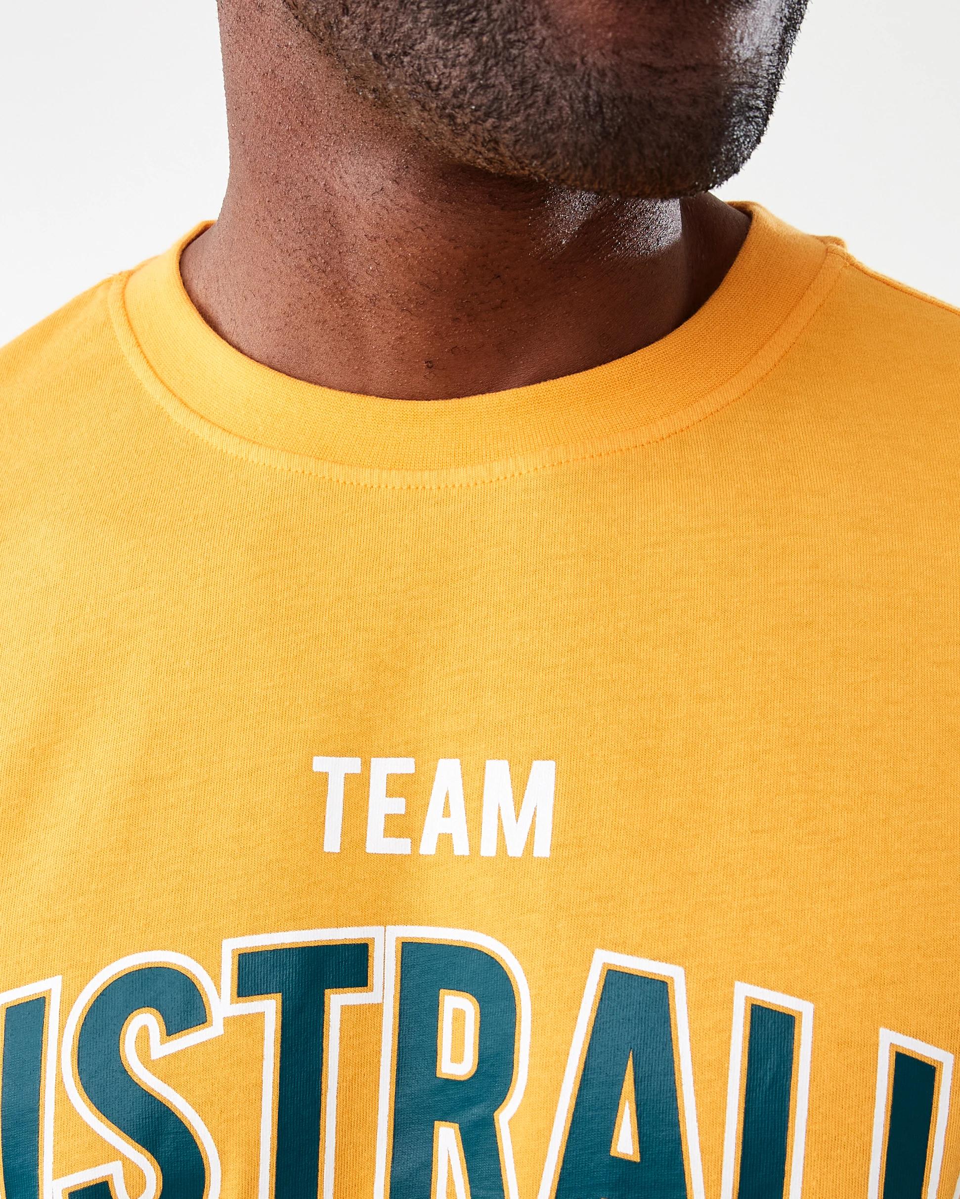 5 Team Australia Adult T-shirt Yellow, 5 of 7