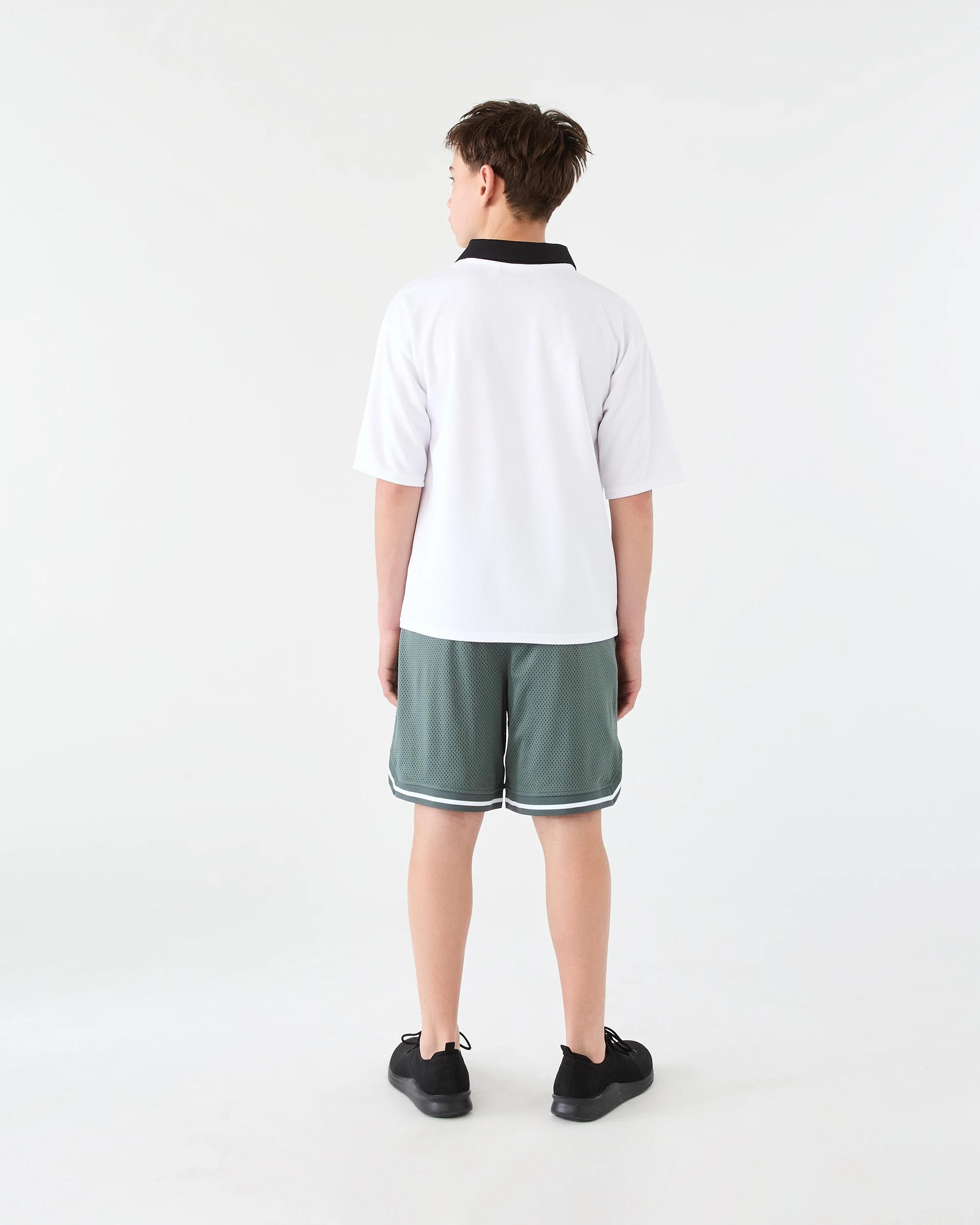 6 Active Kids Mesh Shorts Seaglass, 6 of 6