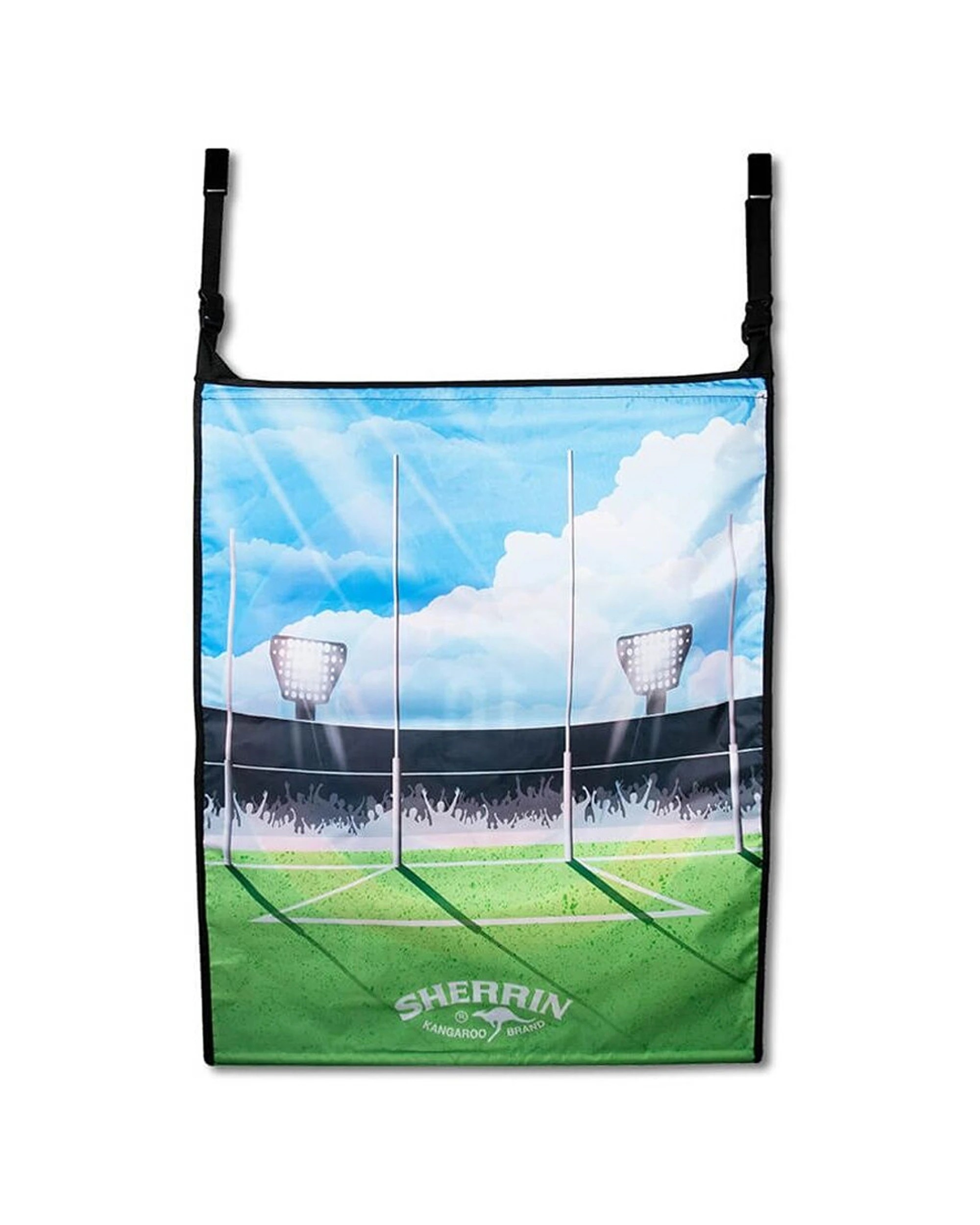 1 Sherrin Over The Door System With Mini Ball AFL Indoor Training Aid 76cm x 81cm - Multi, 1 of 3