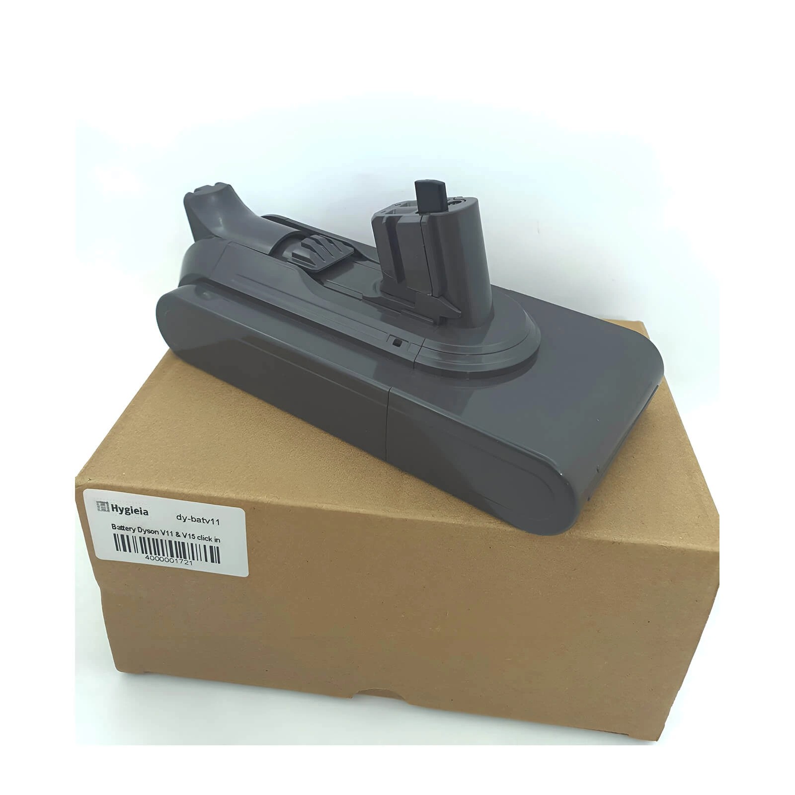 2 Hygieia Click-In Battery For Dyson V11 V15 Vacuum Cleaners - Charcoal, 2 of 3