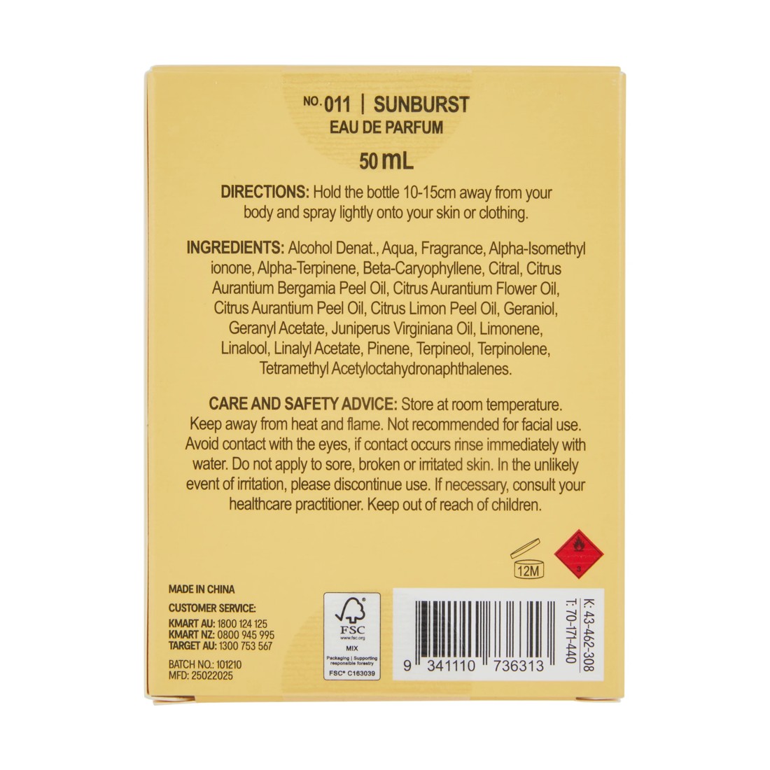 6 OXX Fragrance No. 011 Sunburst Eau De Parfum 50ml - Orange, Jasmine and Musk, 6 of 6