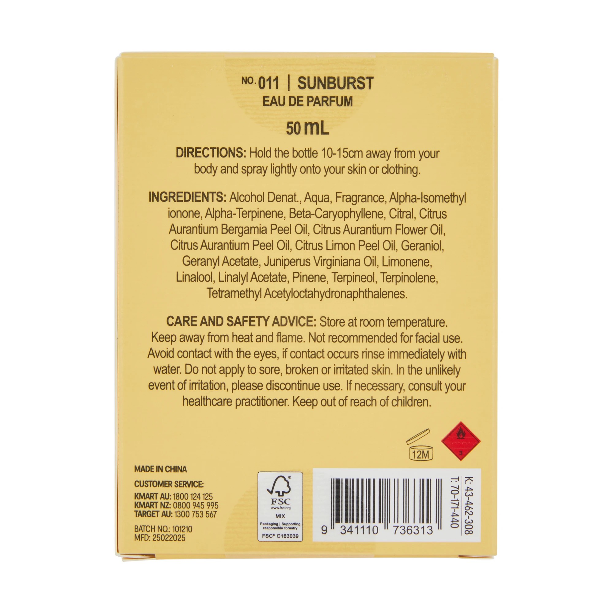 6 OXX Fragrance No. 011 Sunburst Eau De Parfum 50ml - Orange, Jasmine and Musk, 6 of 6