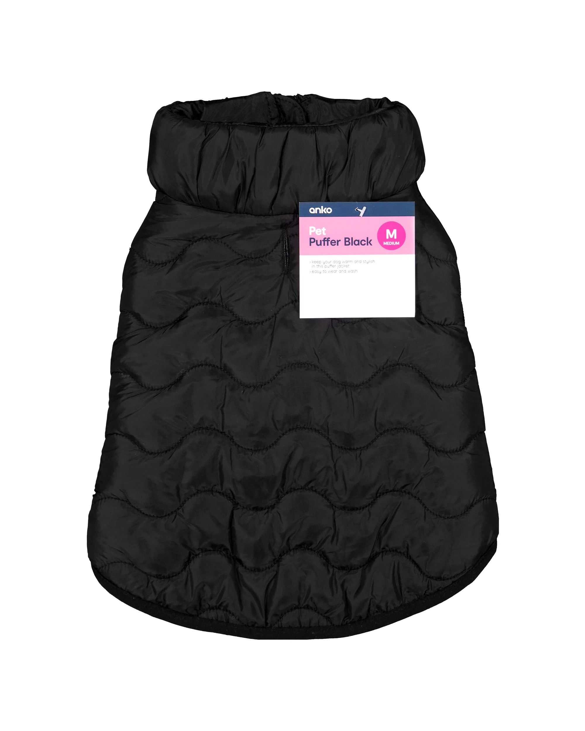 10 Pet Puffer - Medium, Black, 10 of 10