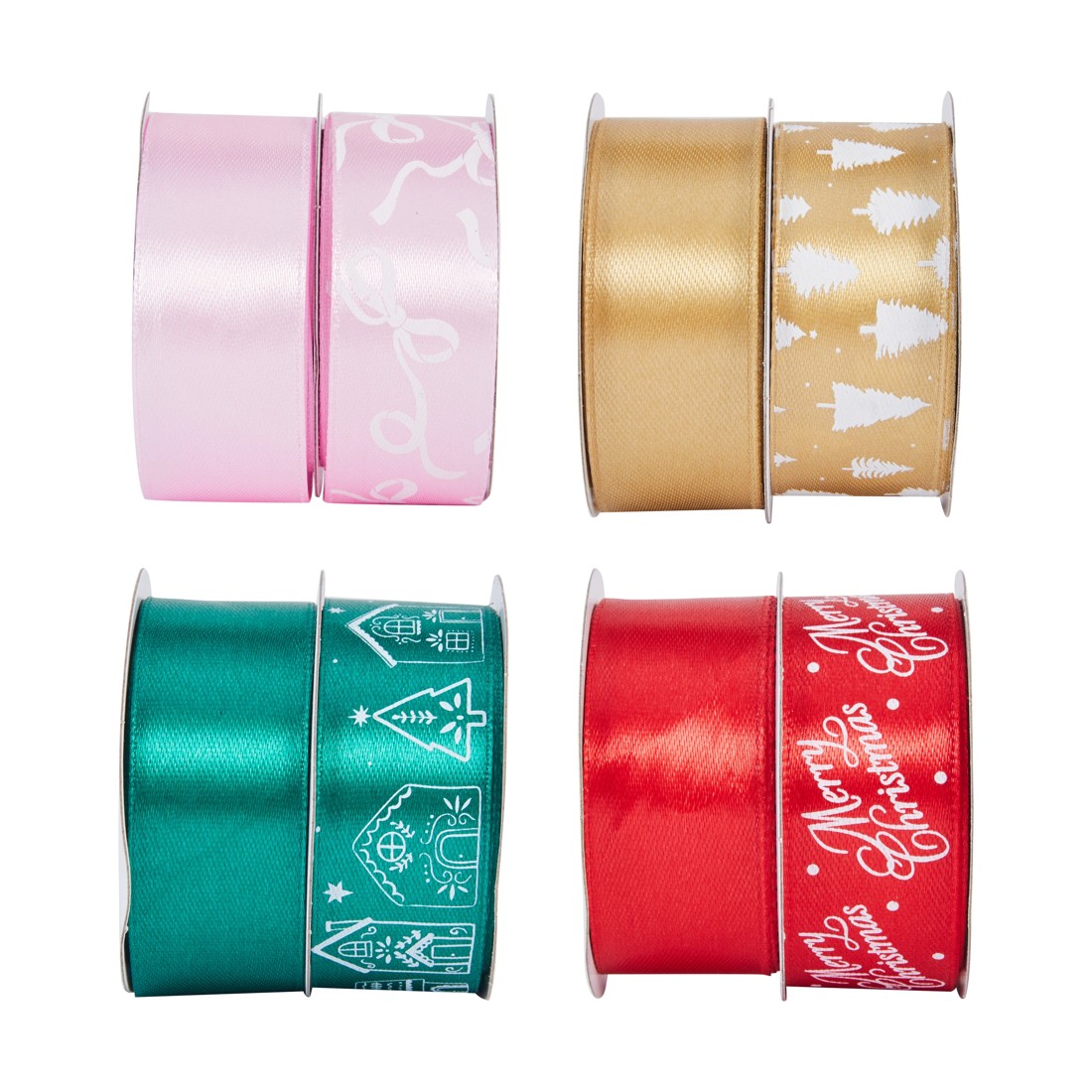 2 2 Pack Christmas Gift Ribbons - Assorted, 2 of 3