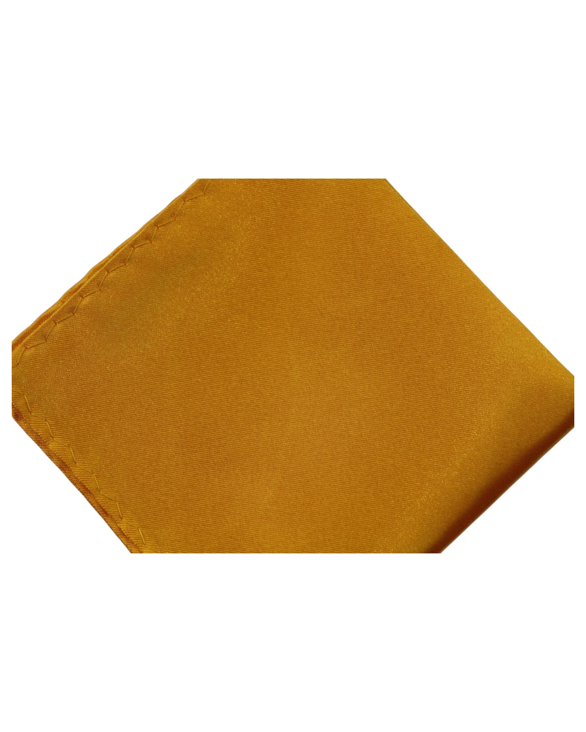 2 Zasel Mens Pocket Square - Yellow - Yellow, 2 of 3
