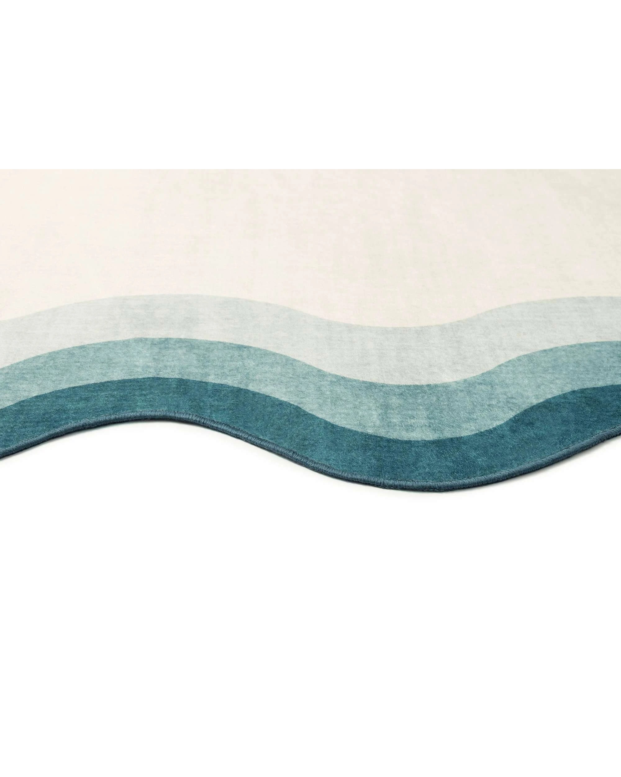 6 Loopsie Salamanca Tonal Scalloped Washable Rug-370cm x 270cm - Green, 6 of 8