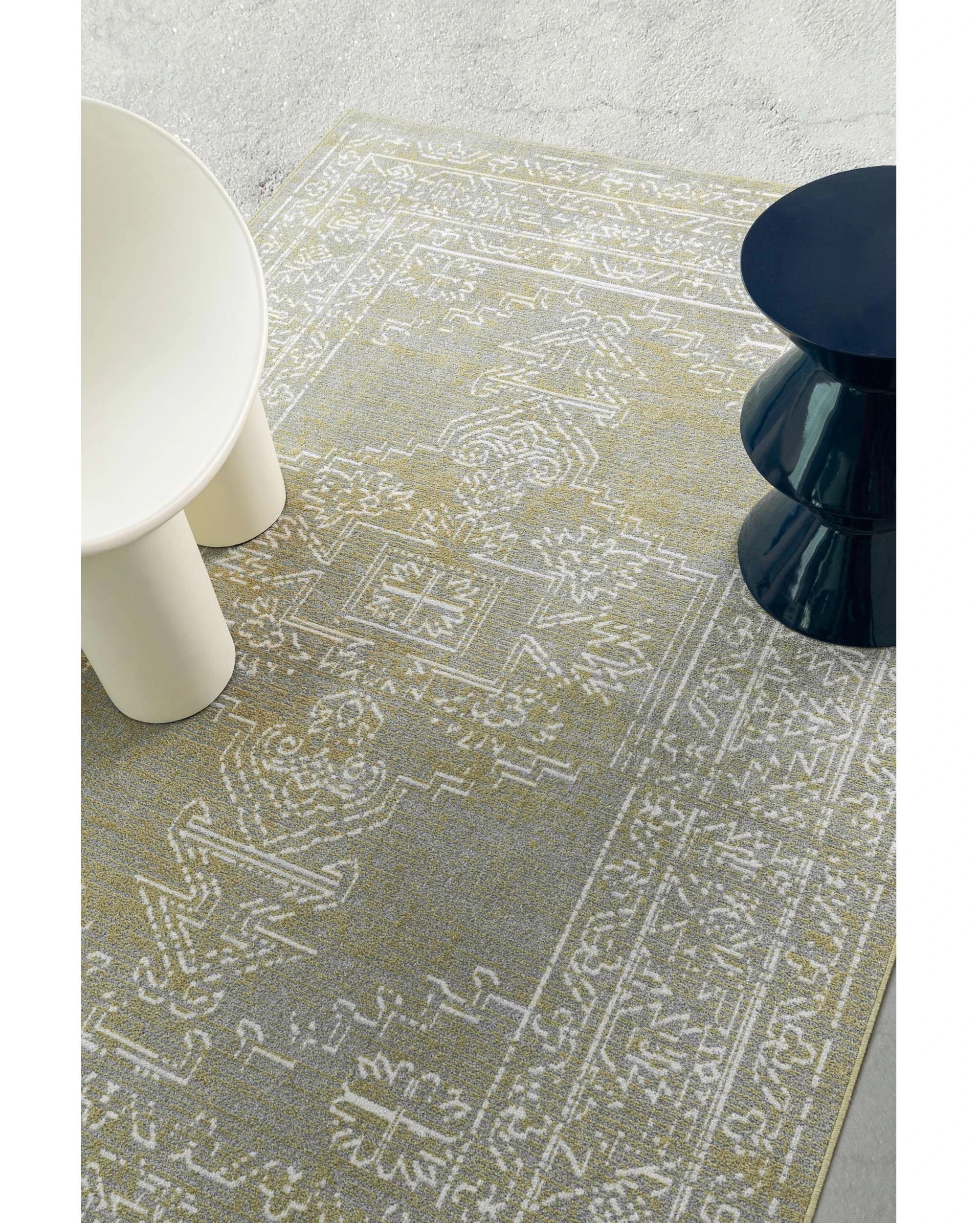 3 Loopsie Farjestad Vintage Washable Rug-230cm x 160cm - Grey, 3 of 8