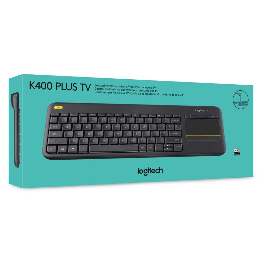 7 Logitech K400 Plus Wireless Touch Keyboard, 7 of 8