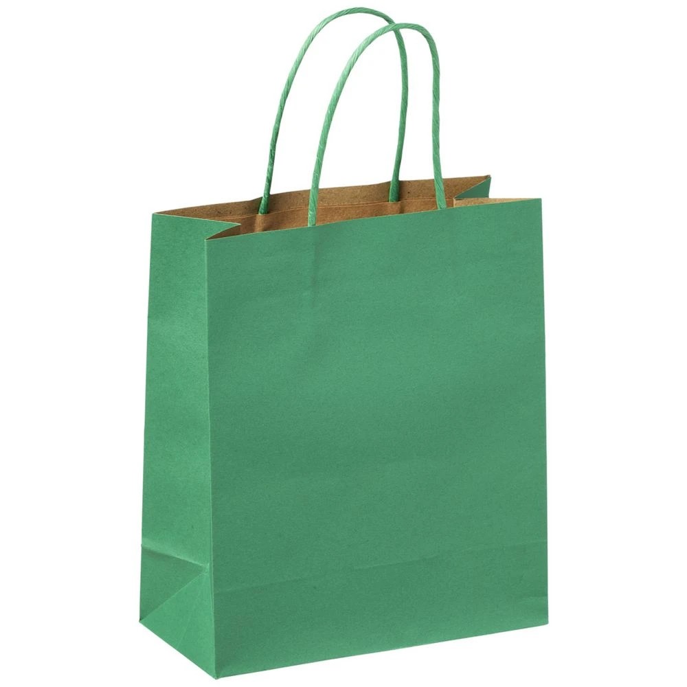 2 Officeworks Recycled Kraft Bags Small Red 25 Pack, 2 of 4