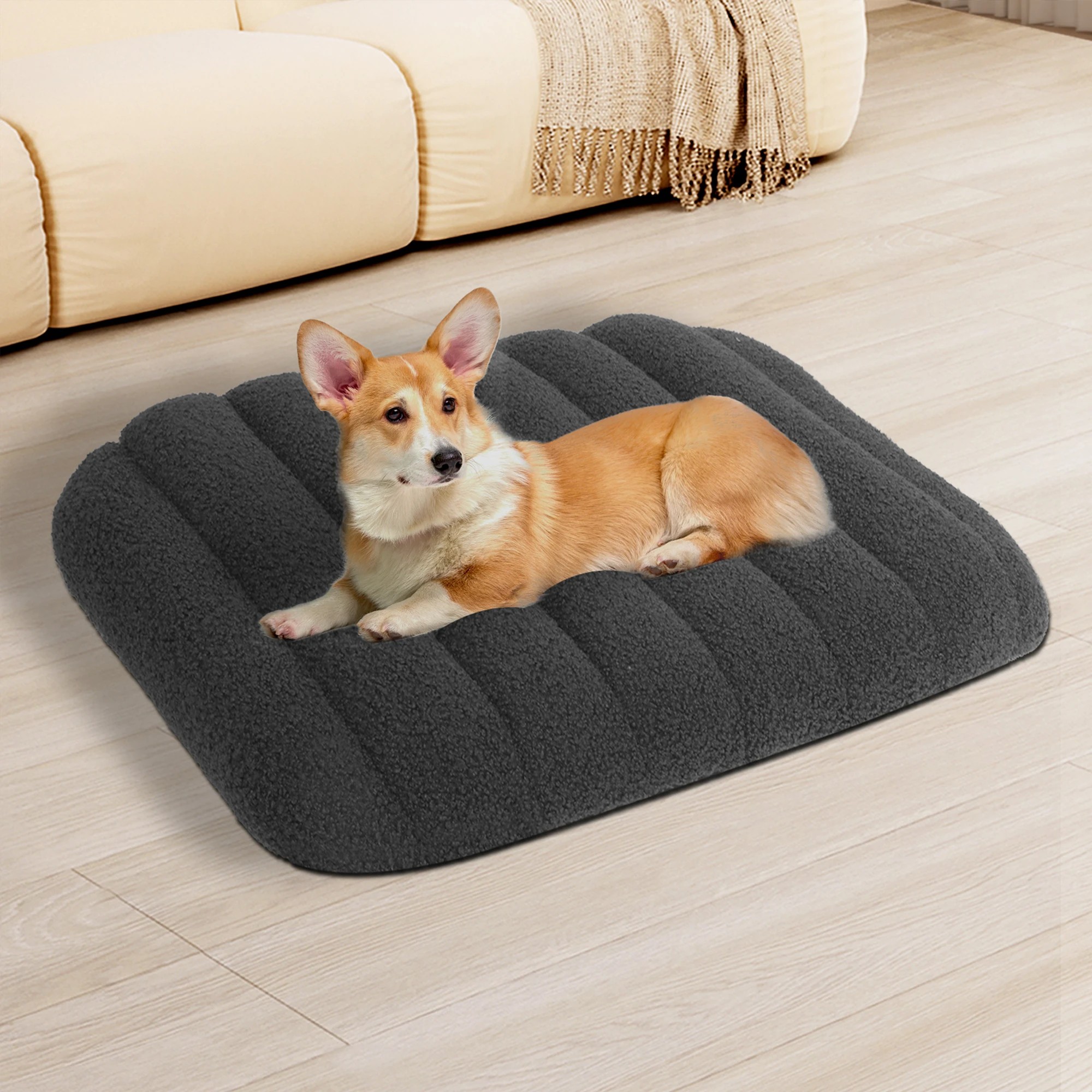 7 Pawz Pet Bed Teddy Fleece Medium, 7 of 7