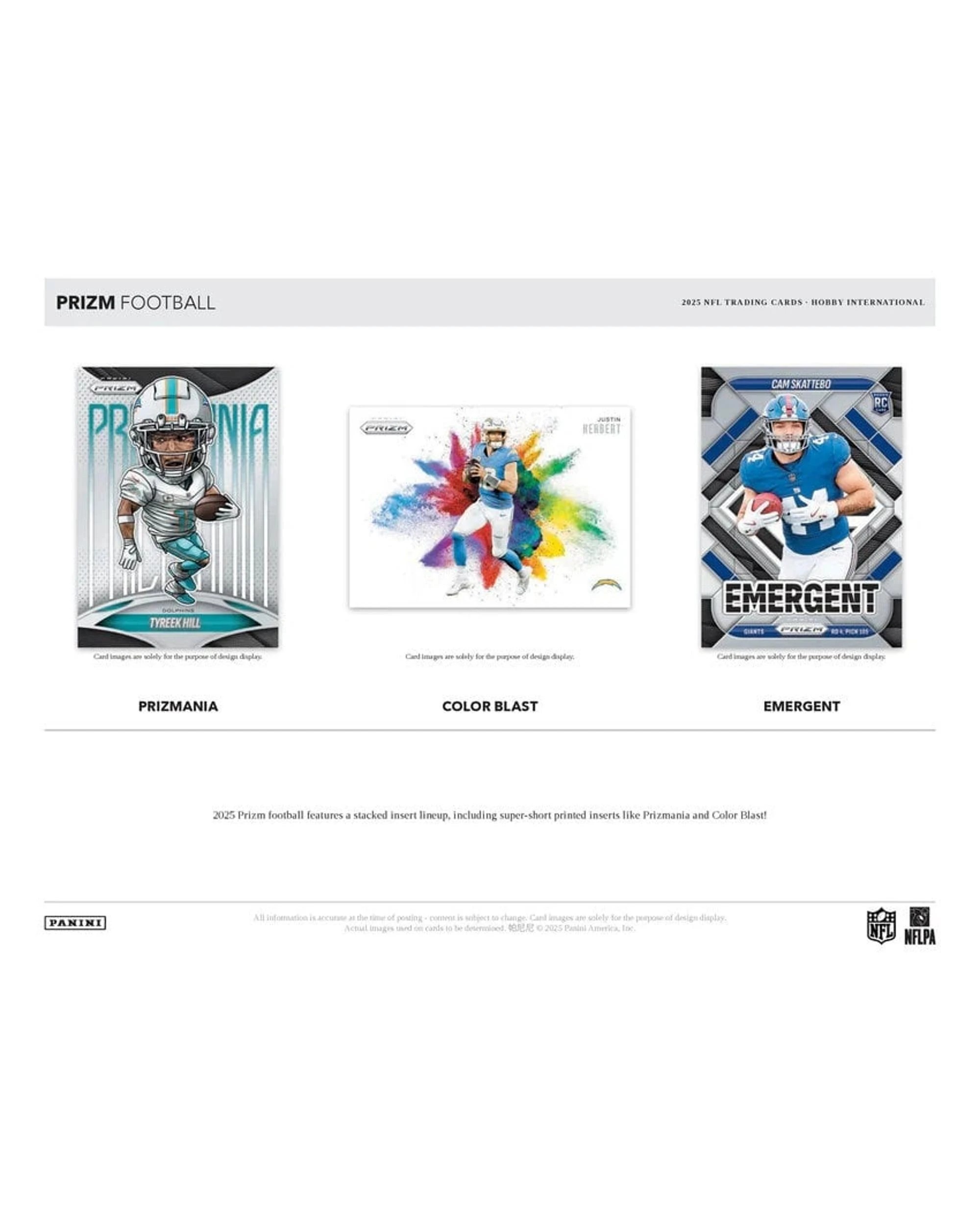 3 Panini NFL 2025 Prizm Football International Hobby Box, 3 of 10