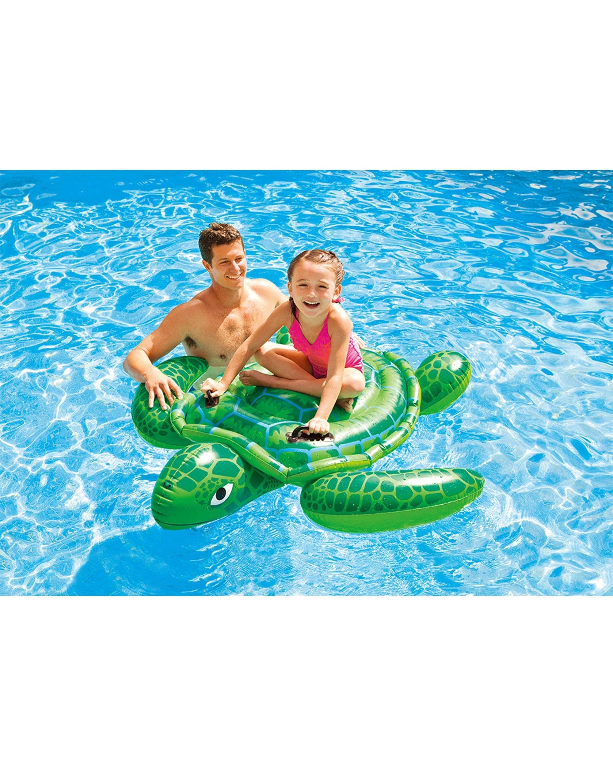 3 Intex Inflatable 150cm Lil Sea Turtle Ride-On Toy - Multi, 3 of 4