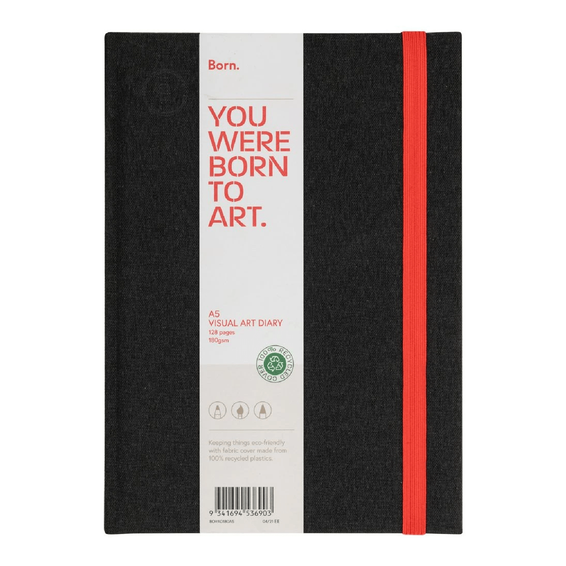 1 Born A5 Hardbound Visual Art Diary 128 Pages 180gsm, 1 of 3