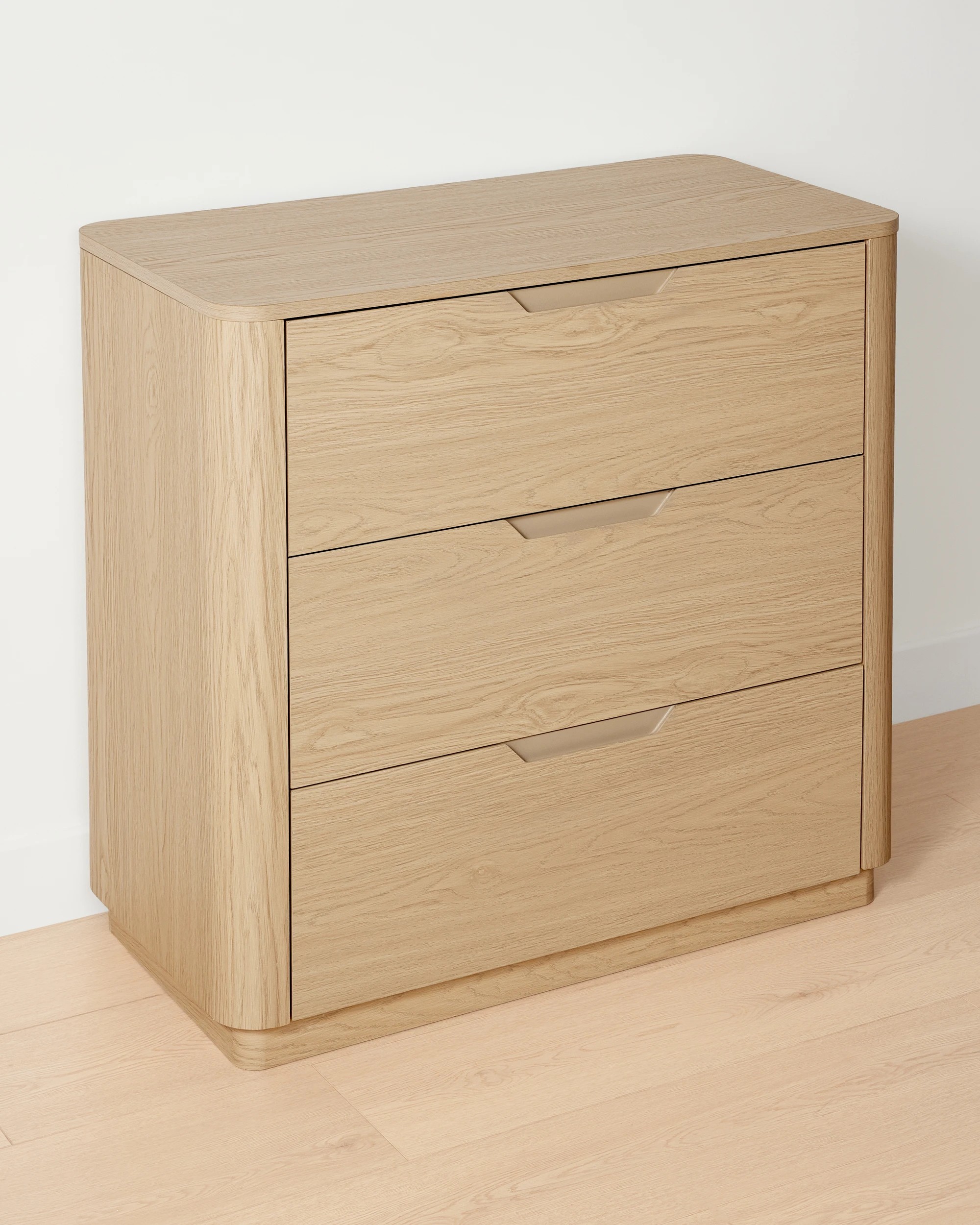 1 Miles 3 Drawer Chest - Oak, 1 of 6
