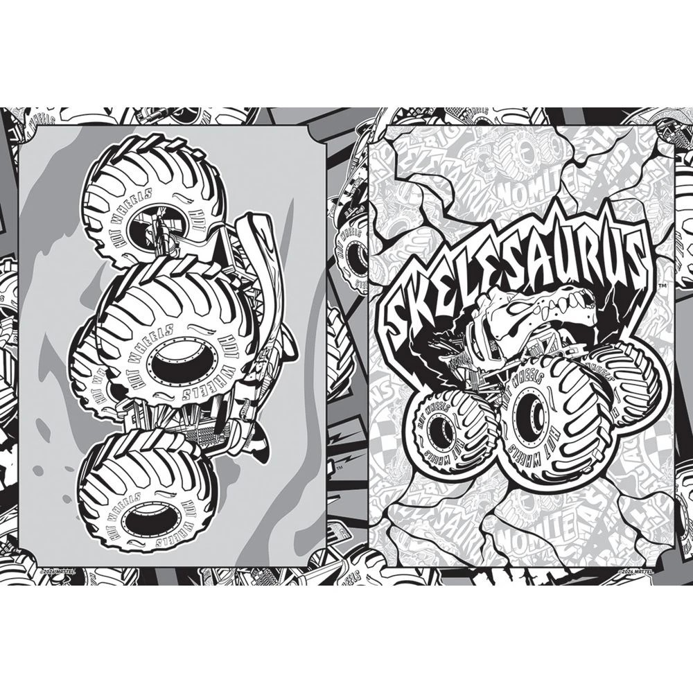 2 Hot Wheels Monster Truck Activity Pack, 2 of 4