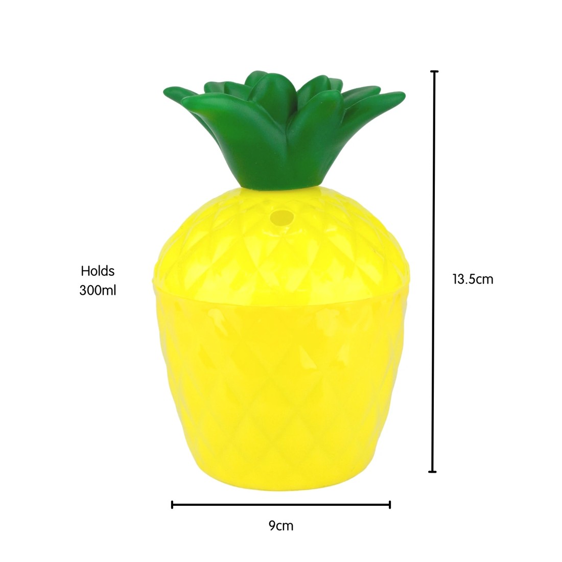 2 Party Maker Plastic Tropical Pineapple Cup, 2 of 2