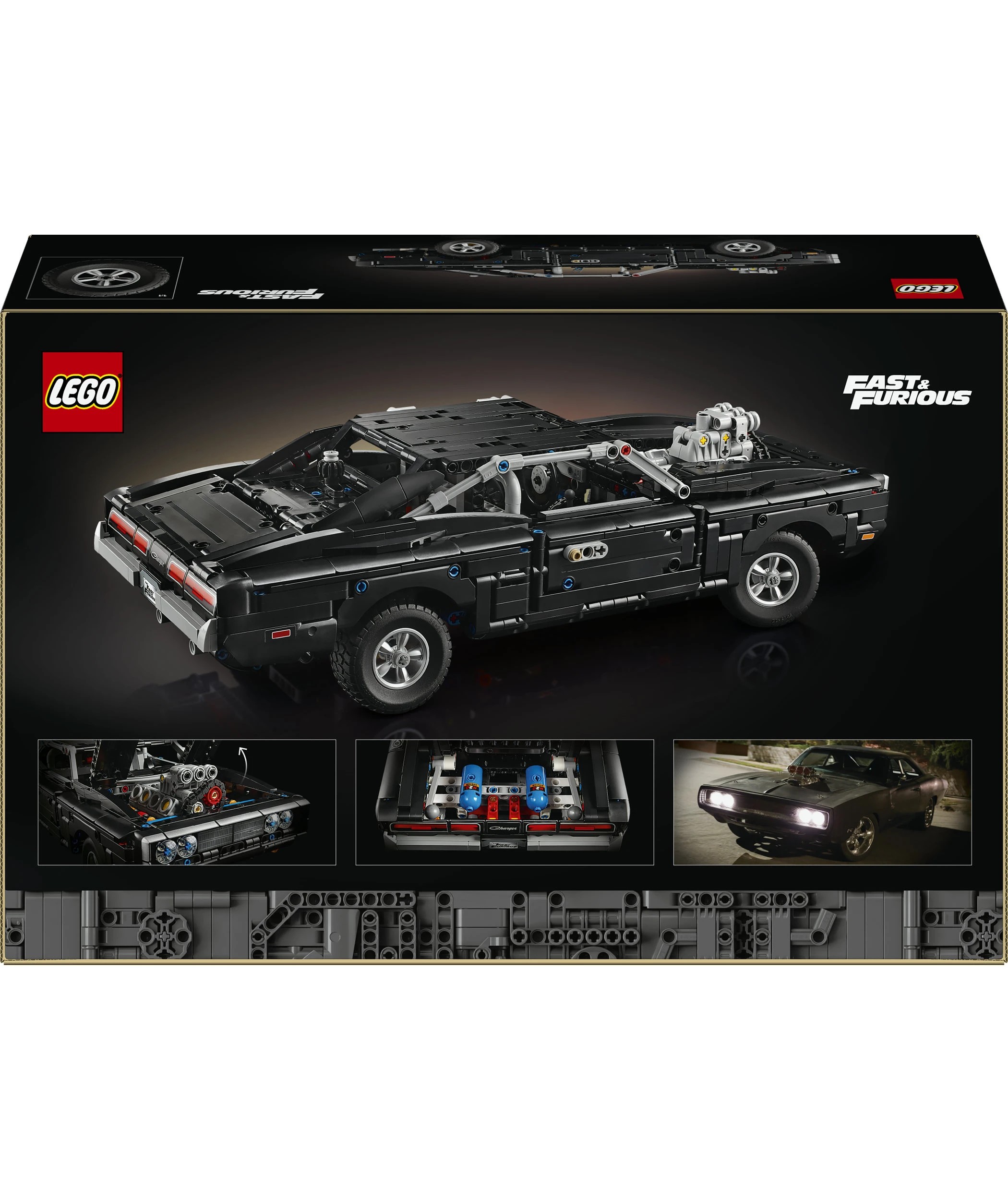 10 LEGO Technic Fast and Furious Dodge Charger R/T Car 42231, 10 of 10