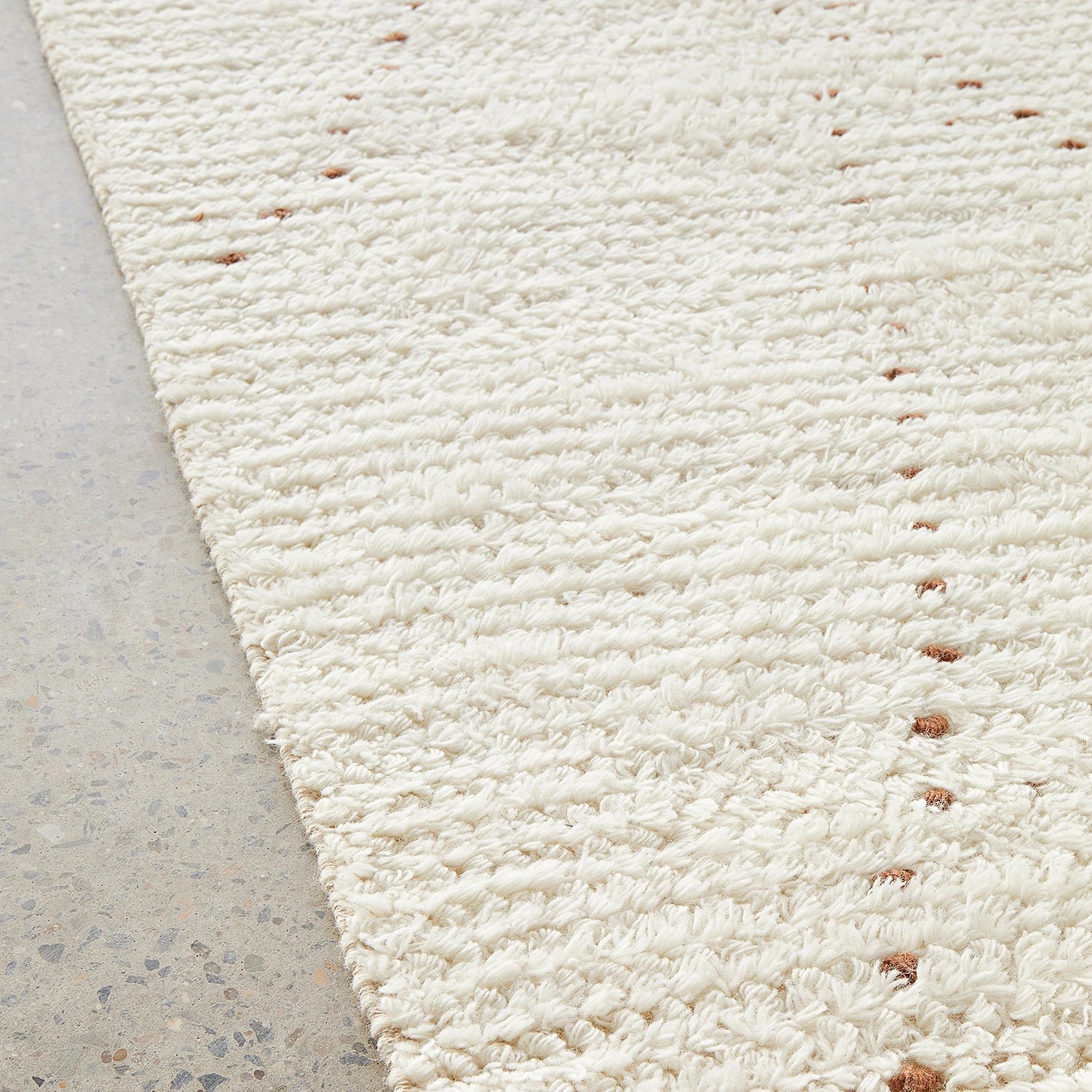 6 Common Ground Rugs Lumina Daina 225x155cm - Medium Hand Loomed Wool Floor Rug - Natural, 6 of 7