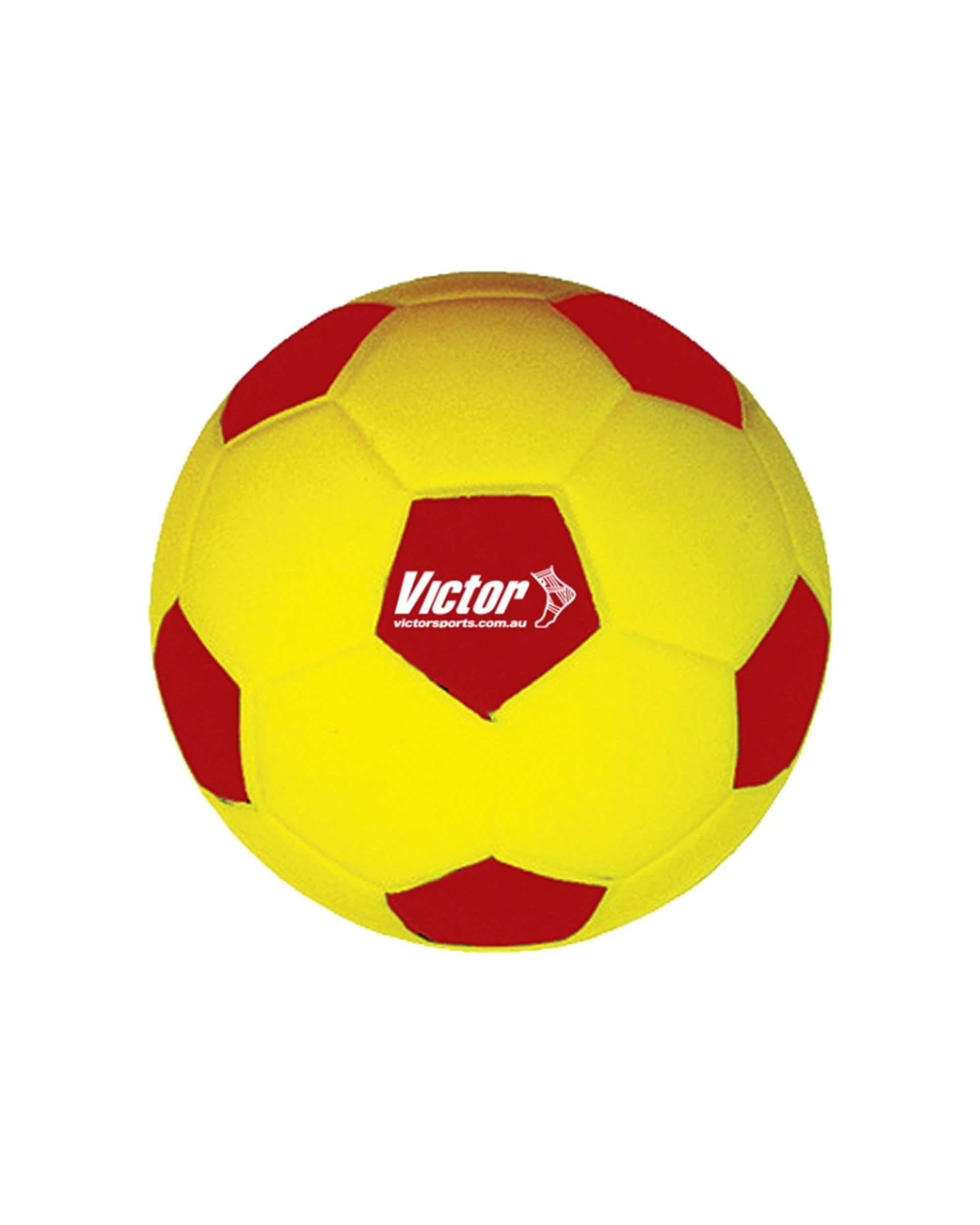 1 Victor Sports Soccer Ball Foam Nerf Soft Indoor Play Training - Yellow, 1 of 1
