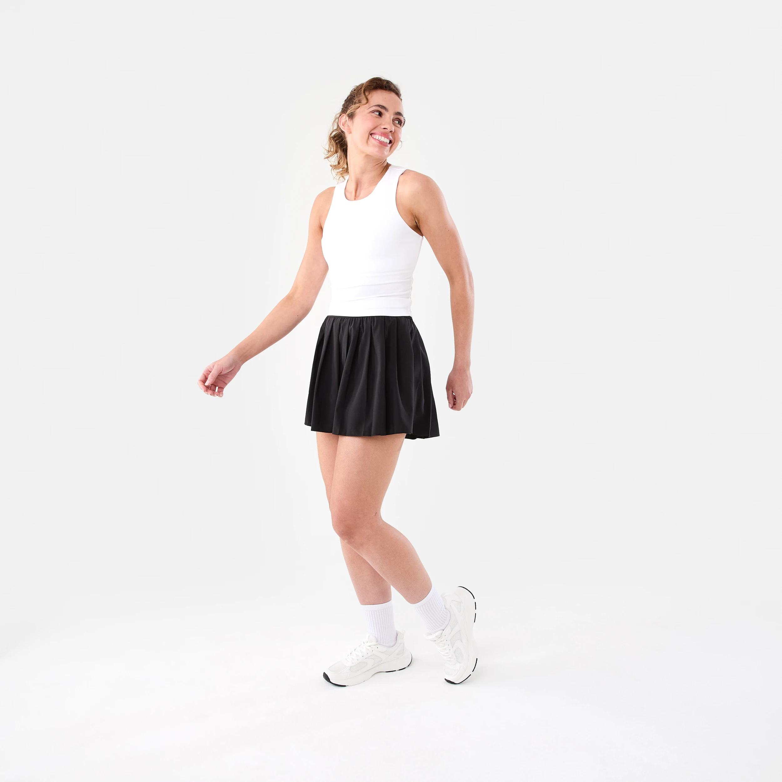 4 Active Womens Pleated Skort BLACK, 4 of 8