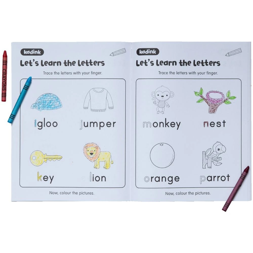 3 Kadink Workbook 48 Pages Alphabet, 3 of 5