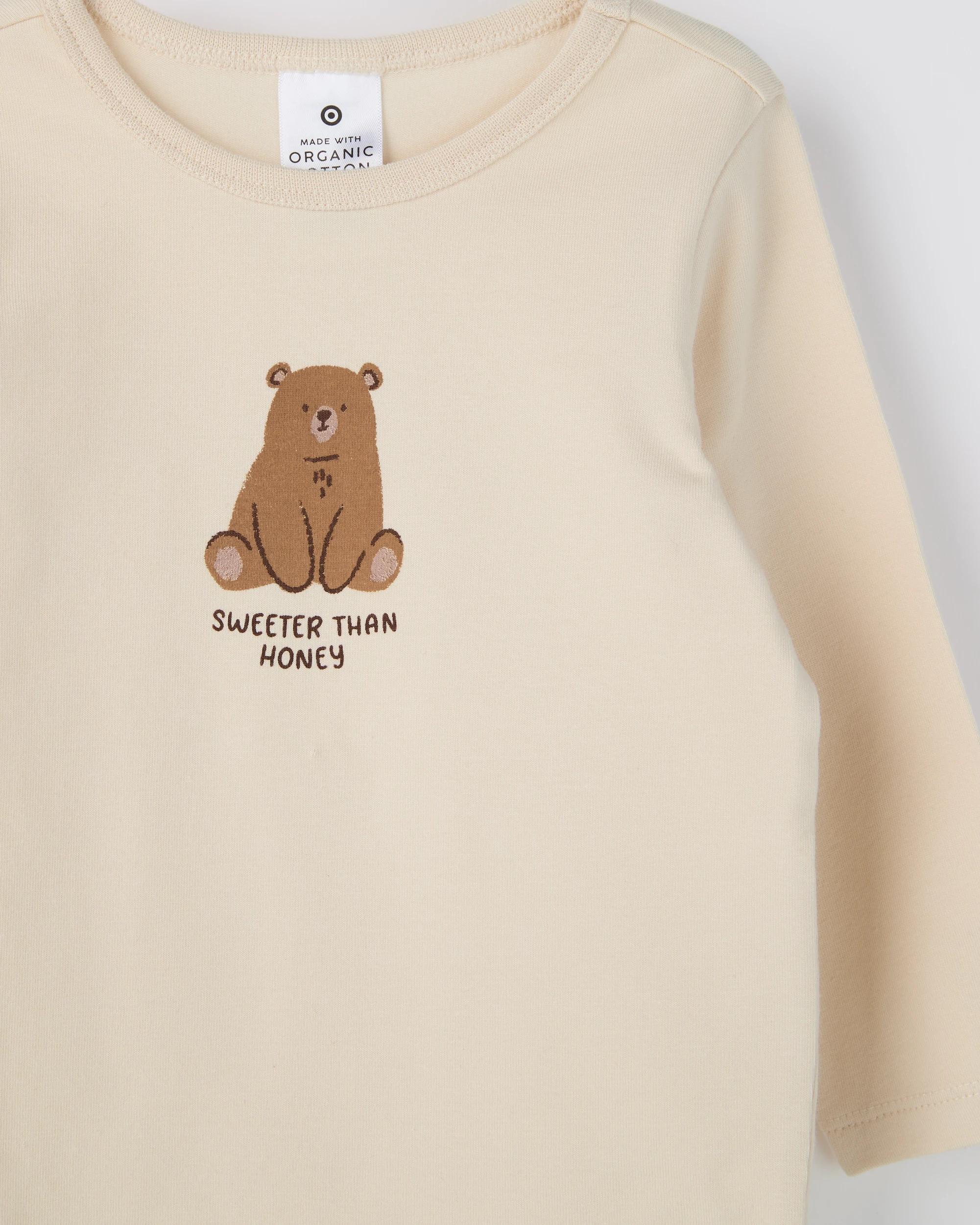 7 Target Baby Baby Organic Cotton 5 Pack Print Bodysuit FOREST BEAR, 7 of 7