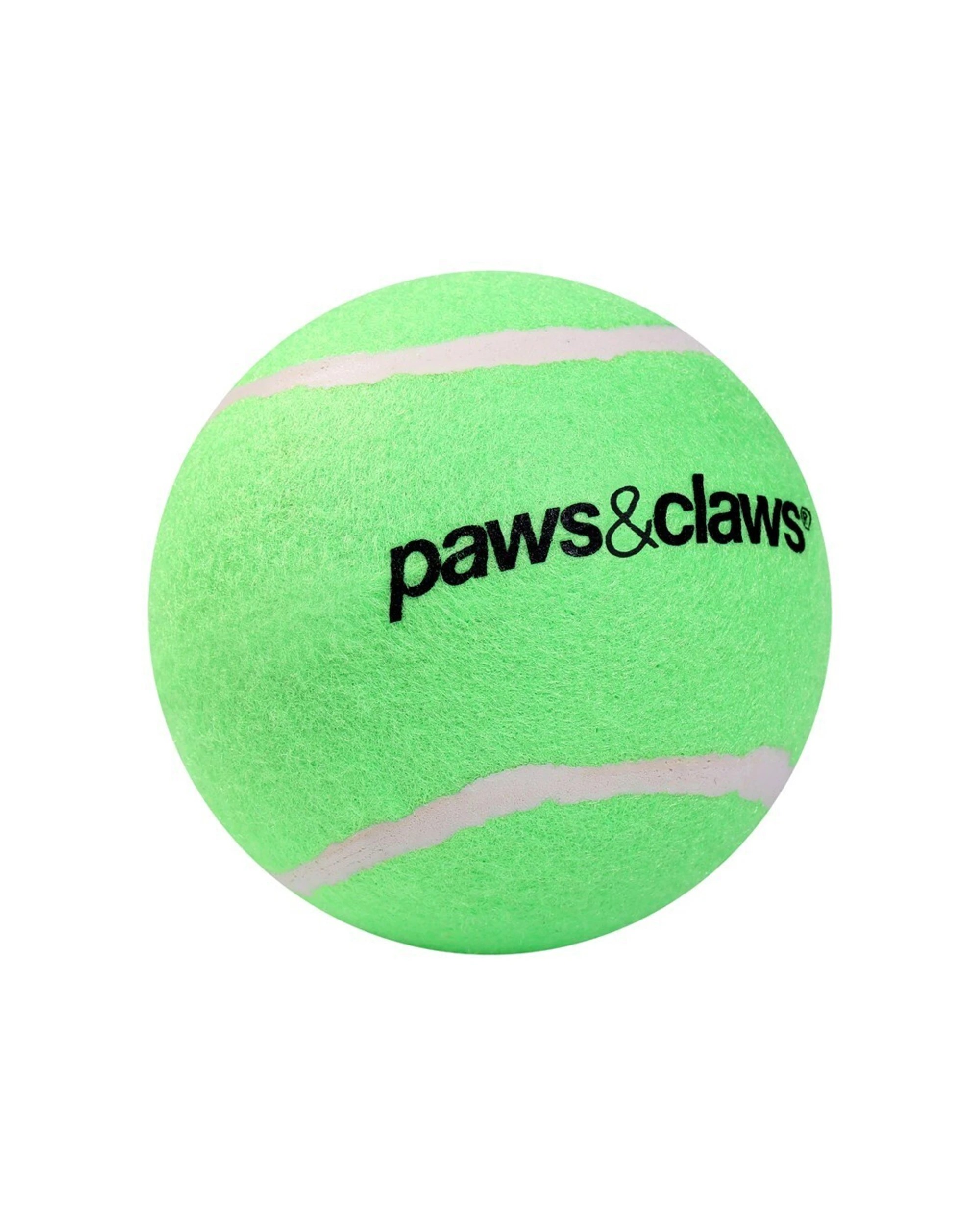 4 Paws And Claws 4pk Jumbo Tennis Ball 10cm Solid Durable Design - Multi, 4 of 9