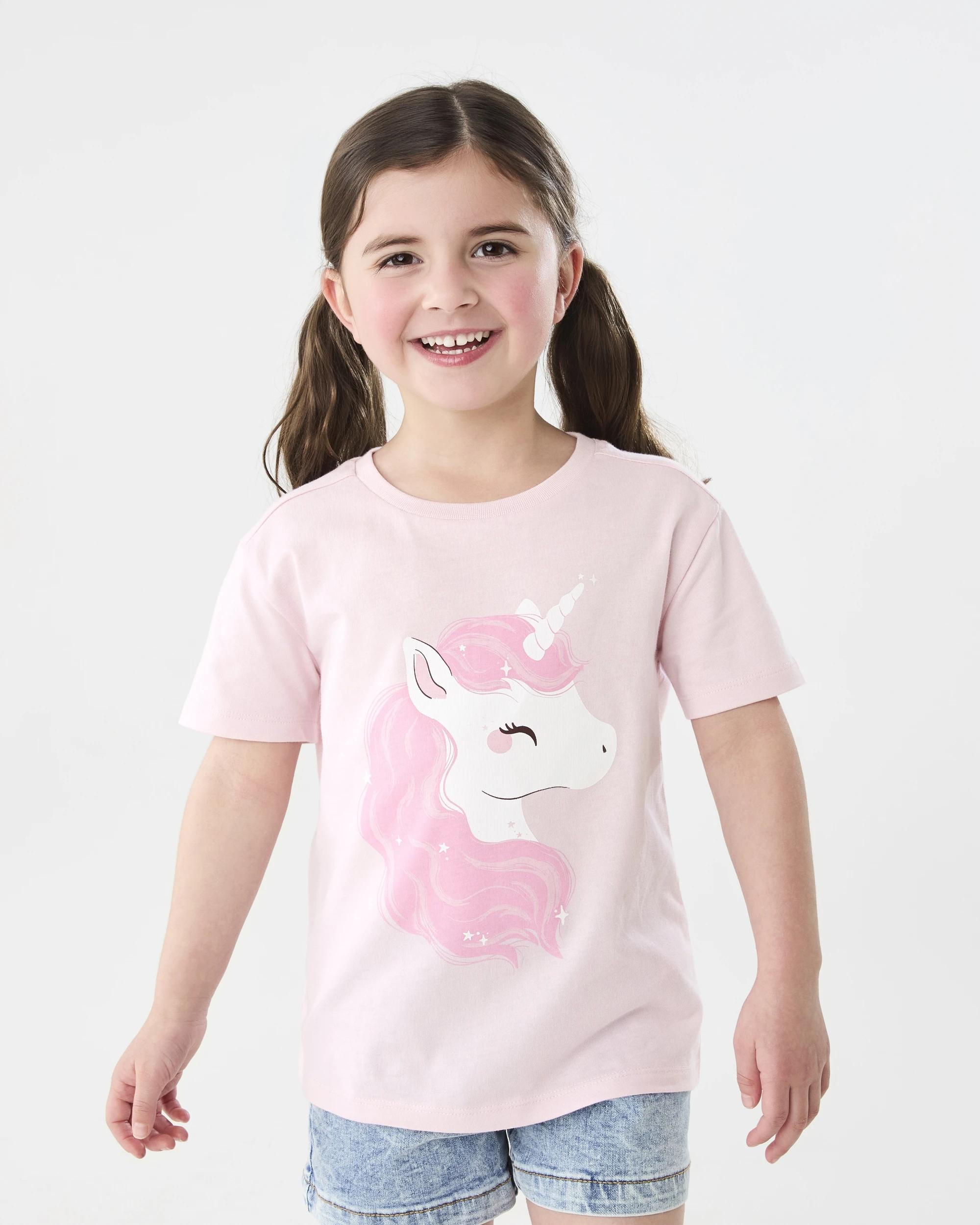 1 Print T-shirt Pnk Unicrn, 1 of 7