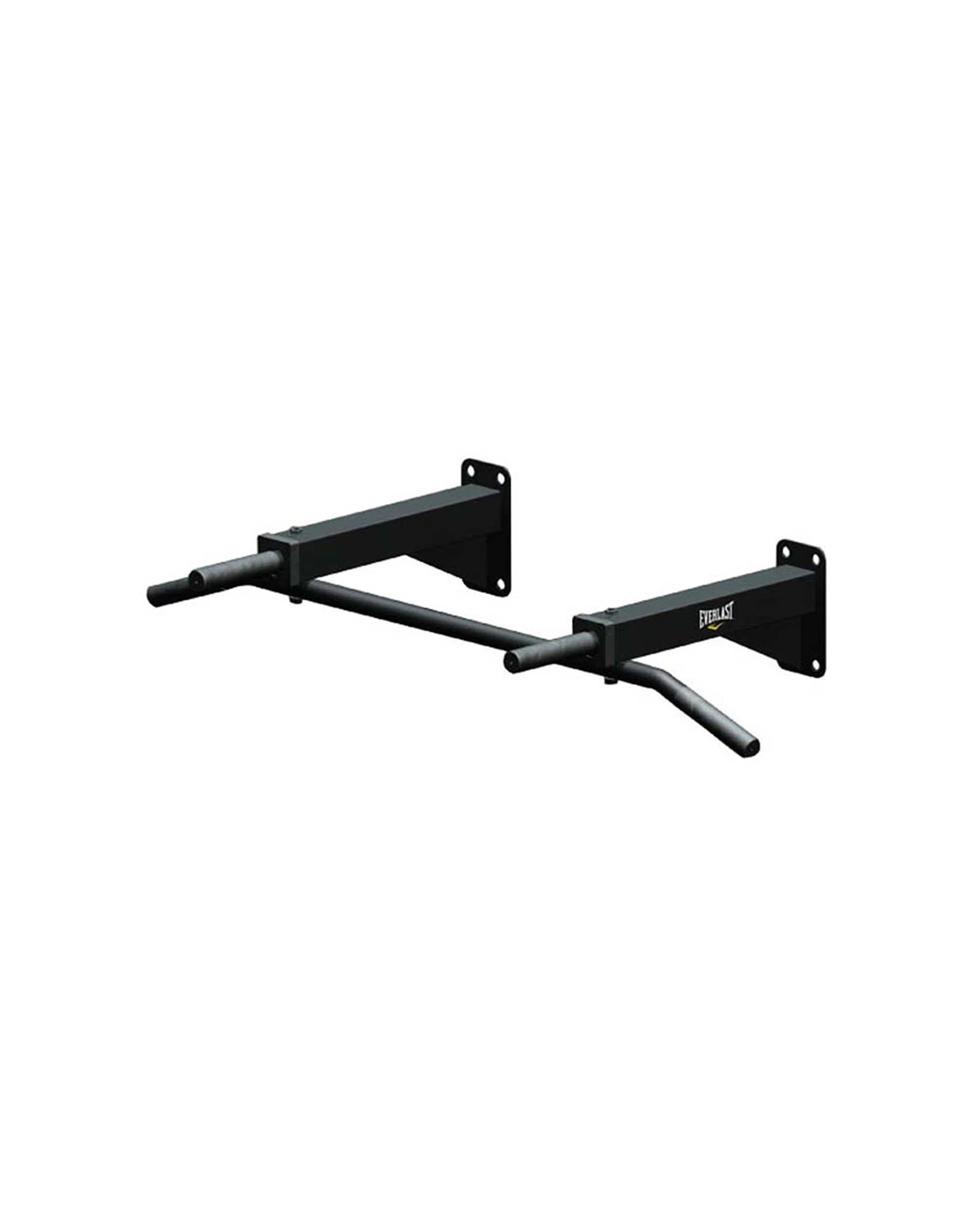 2 Everlast Chin Up Bar Wall Mounted Steel Multiple Grip Positions 140kg Capacity - Black, 2 of 2
