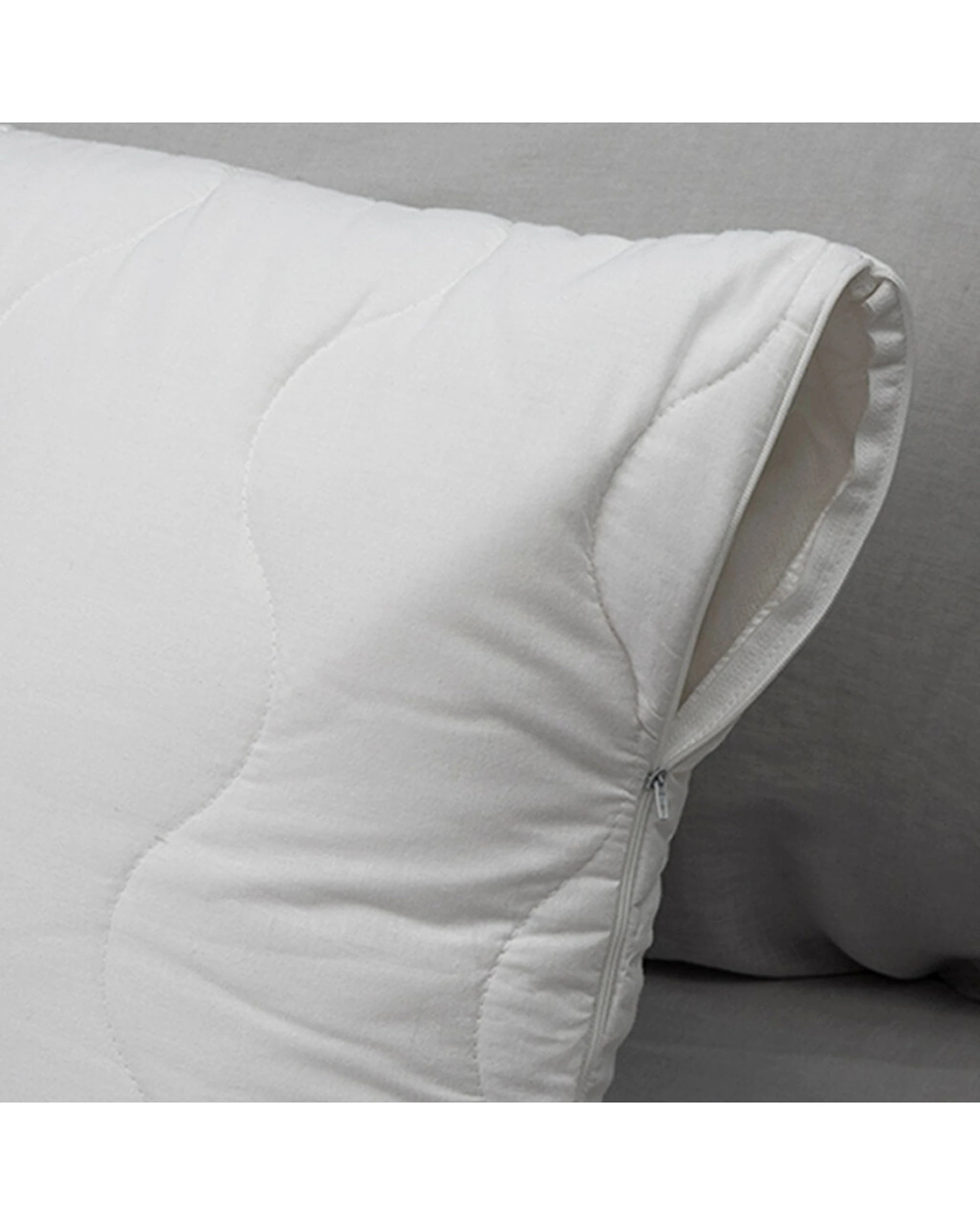 3 Tontine Luxe Classic Anti-Allergy Pillow Protector 1pc - White, 3 of 4