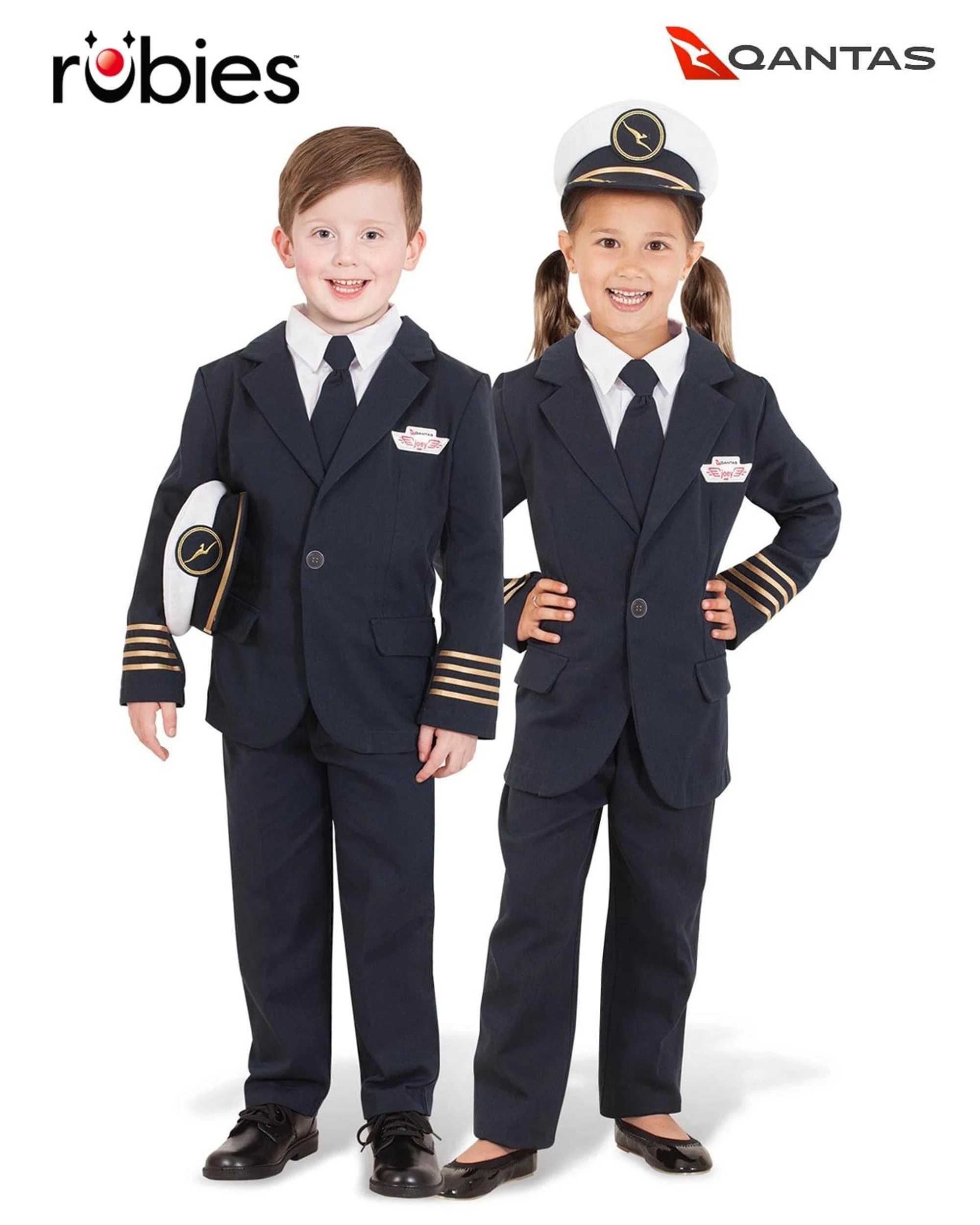 3 Qantas Captain's Uniform Costume Size 6-8 Years, 3 of 5