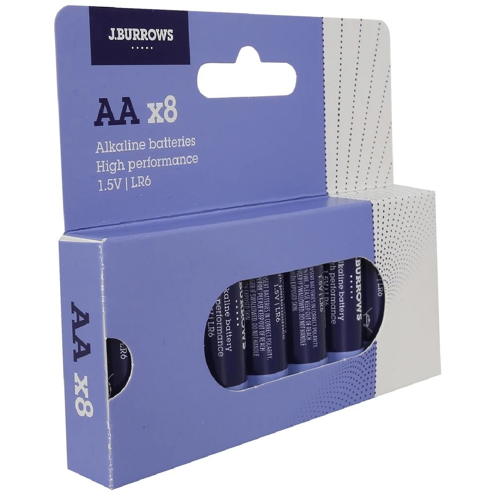 3 J.Burrows AA Batteries 8 Pack, 3 of 6