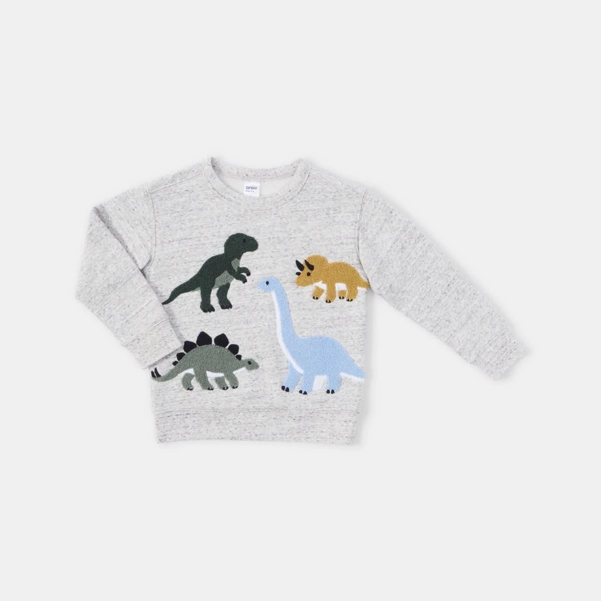 8 Boucle Crew Neck Sweatshirt Mrl Dino, 8 of 9