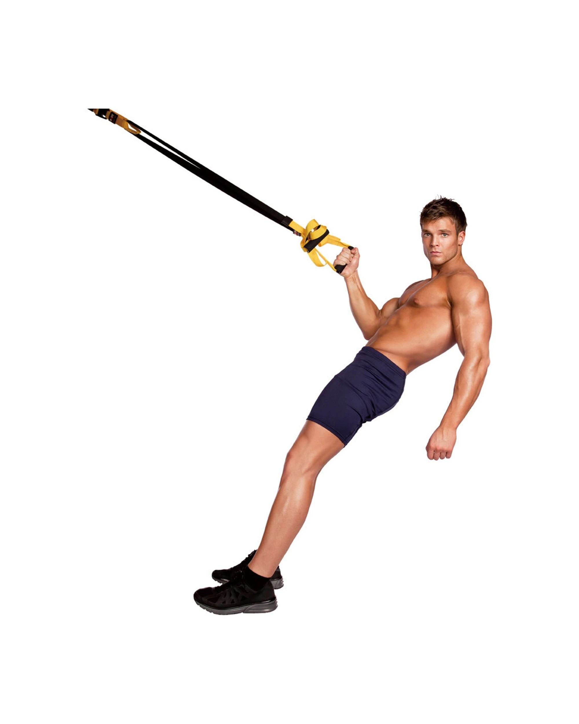 4 Body Sculpture Total Body Suspension Trainer With Carry Bag Nylon Straps - Multi, 4 of 5