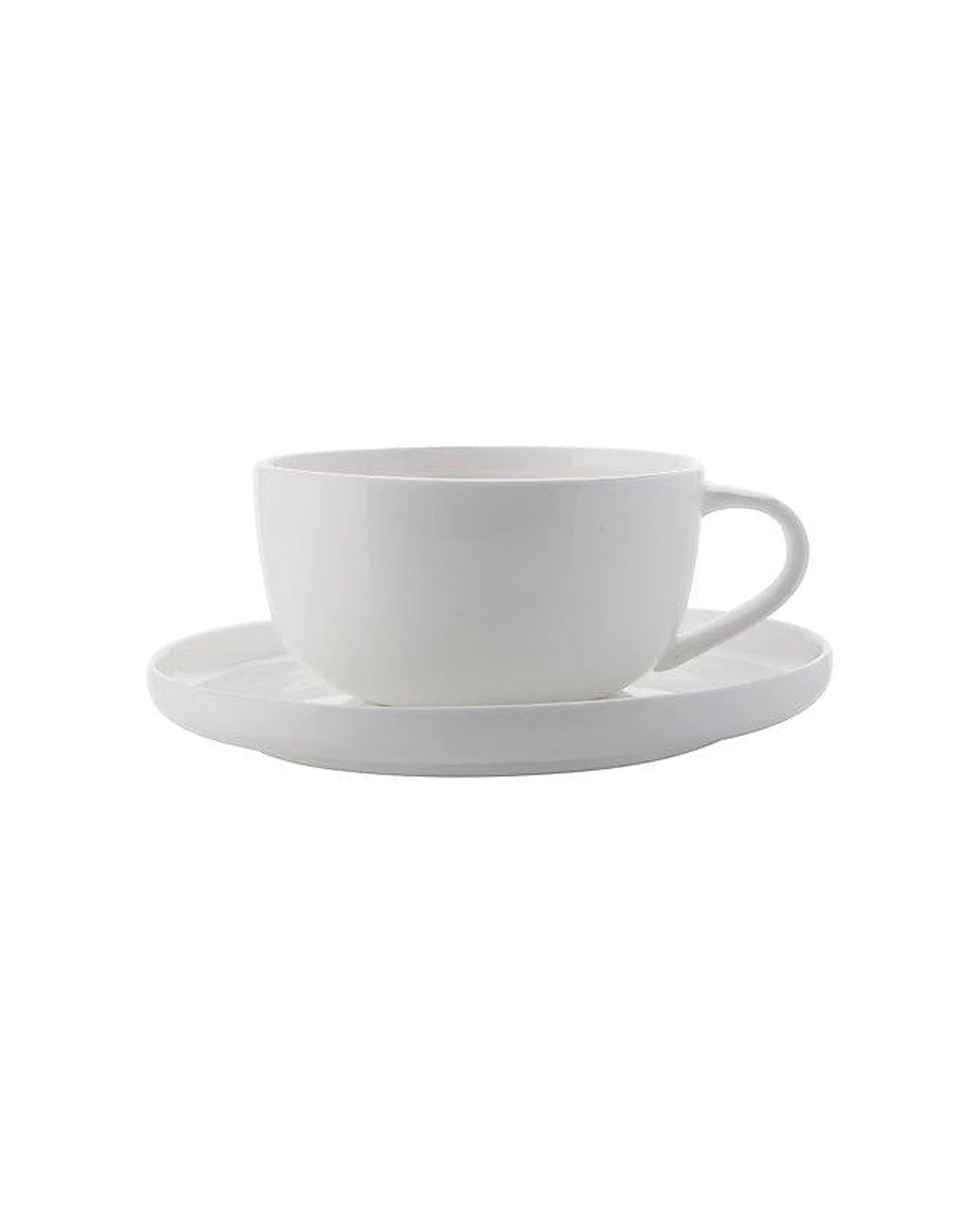 1 Maxwell & Williams Cashmere Bone China High Rim Demi Cup & Saucer Set 100ml - White, 1 of 1
