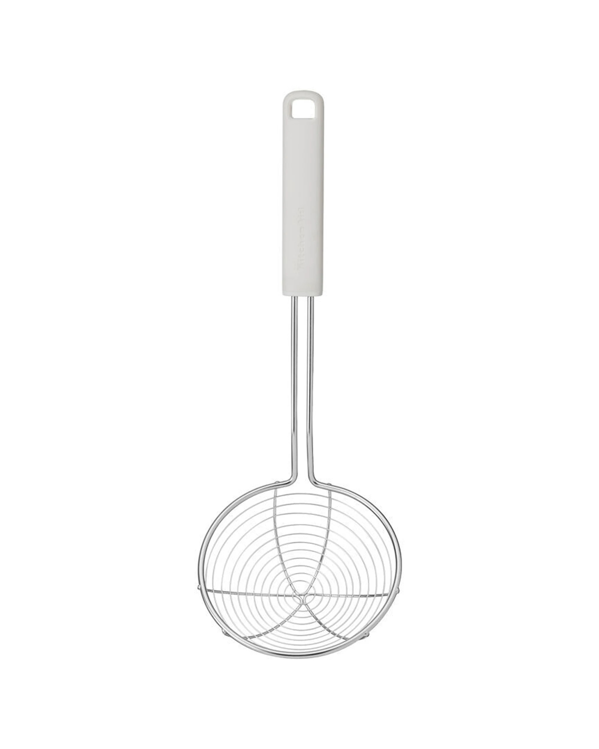 3 KitchenAid 2PK Classic Wire Handheld Food Strainer Cooking Utensil Ergonomic Handle - White, 3 of 6