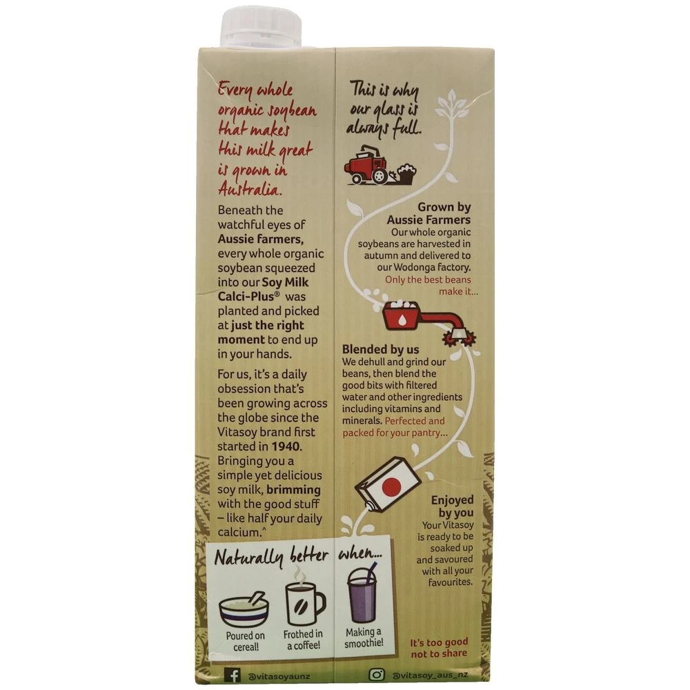 3 Vitasoy Calci Plus UHT Soy Milk 1L, 3 of 5