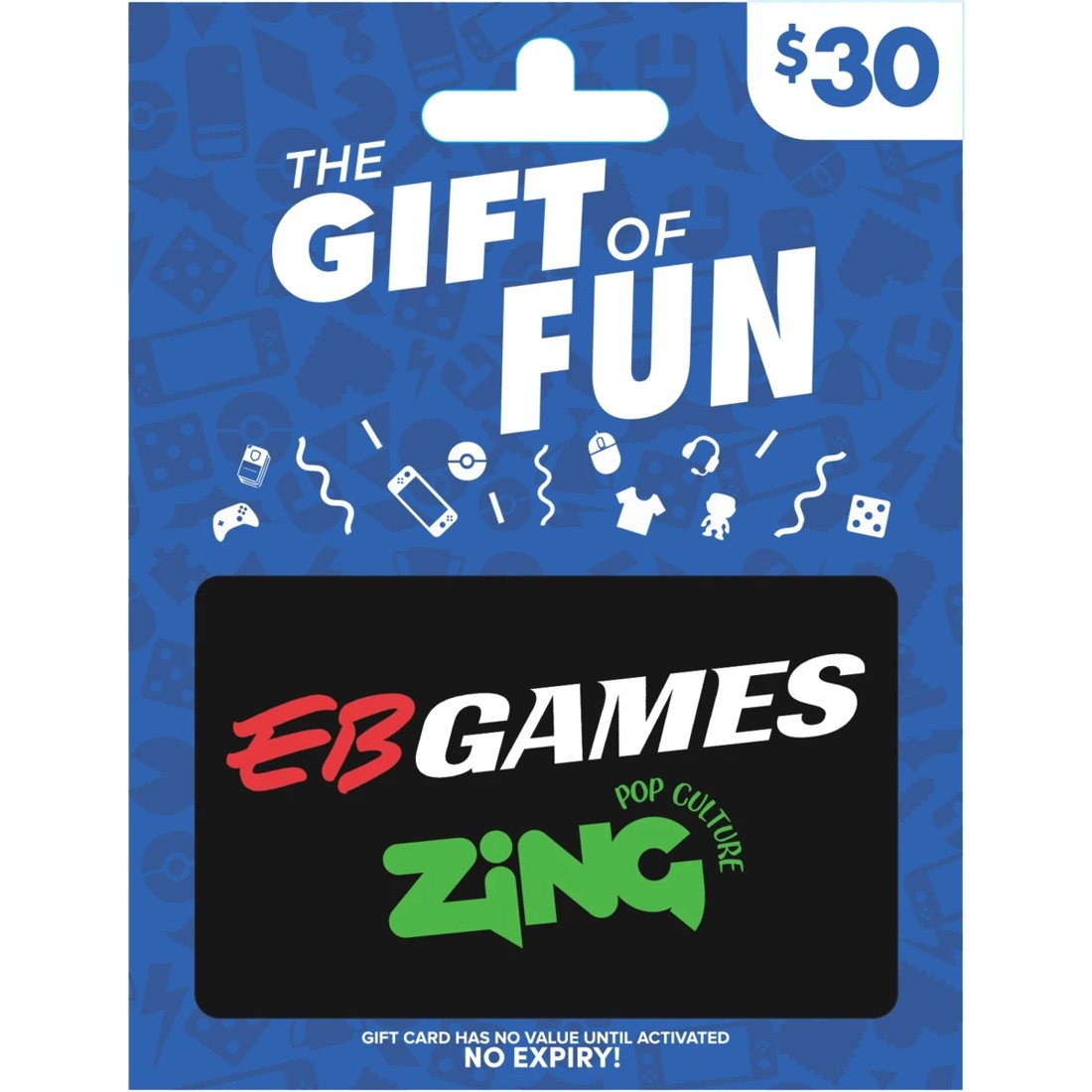 1 EB Games Zing Pop Culture The Gift of Fun $30 Gift Card, 1 of 1