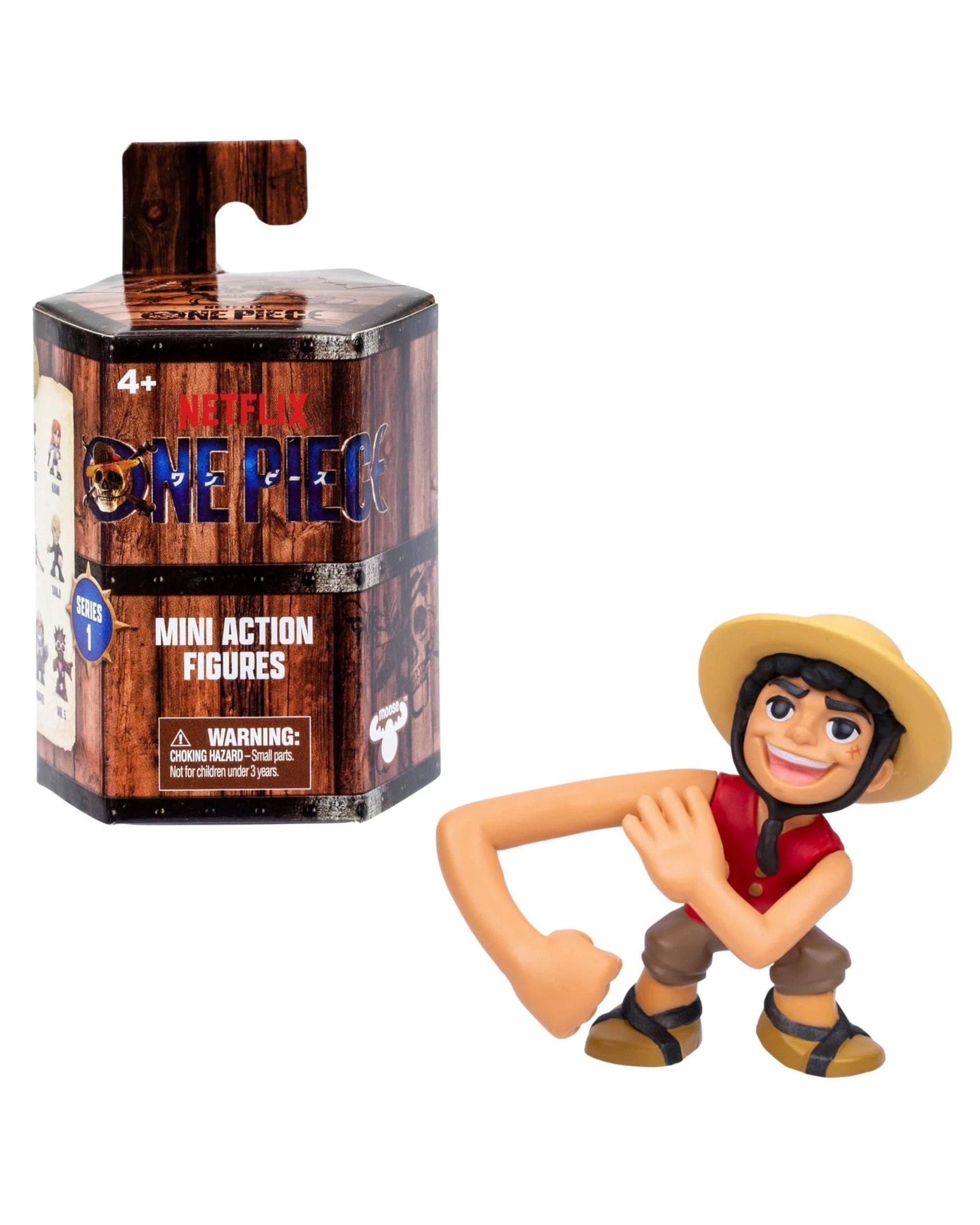 1 One Piece Netflix Mini Action Figures Blind Box, 1 of 4