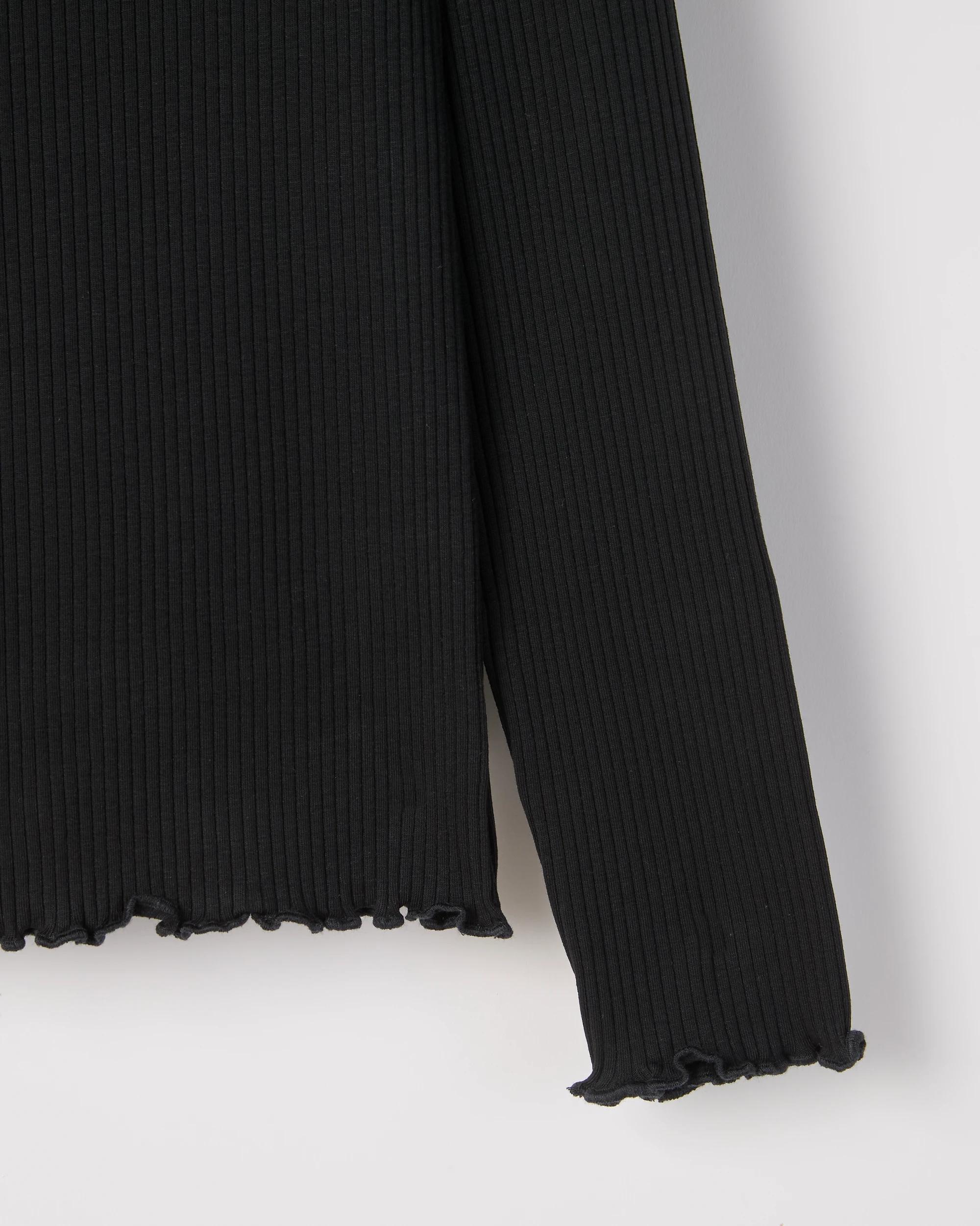 2 Target Kids Australian Cotton Long Sleeve Rib T-Shirt BLACK, 2 of 2